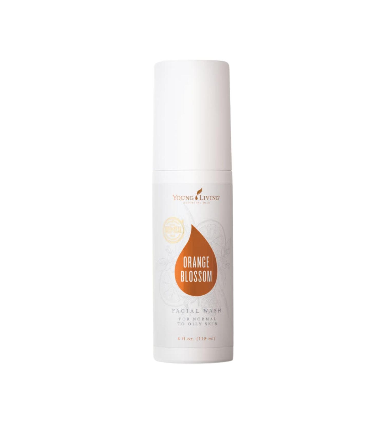 Young Living Orange Blossom Facial Wash - Oil-Reducing Hypoallergenic Face Cleanser for Sensitive Skin - Non Pore-Clogging Makeup Remover - 4 fl oz - Buy Online on GoSupps.com