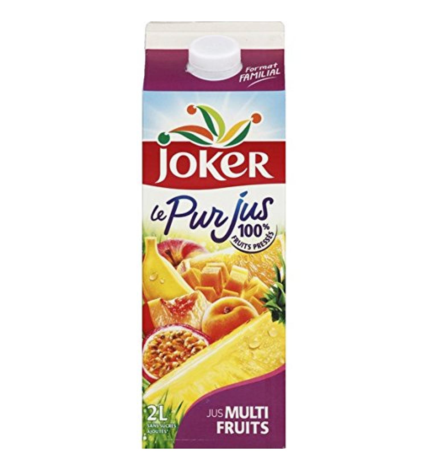 Joker 100% Pure Multifruit Juice - 2L Brick