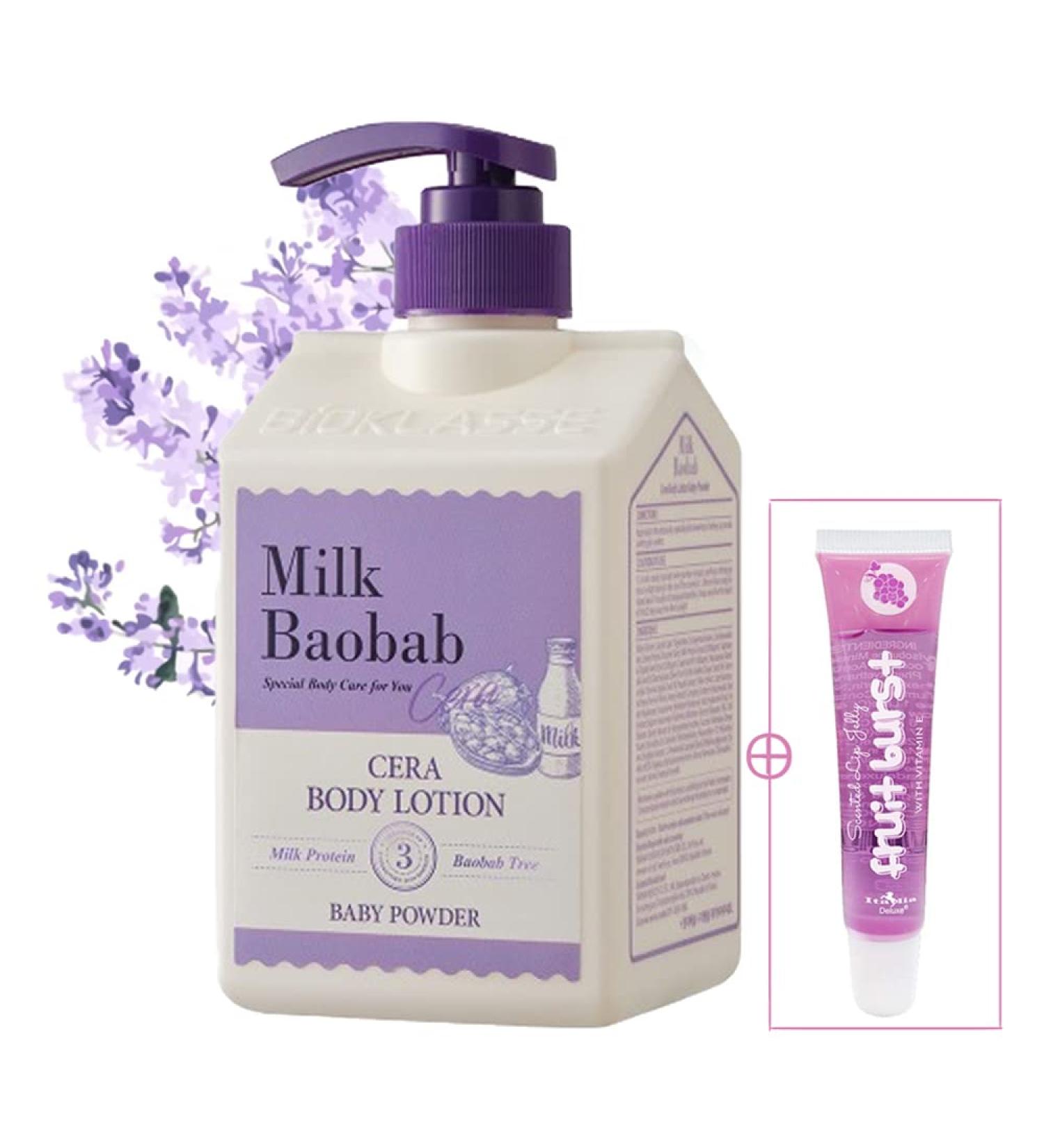 Milk Baobab Cera Baby Powder Scented Body Lotion 600ml/20.3 Fl Oz - Moisturizing and Nourishing - Buy Online on GoSupps.com