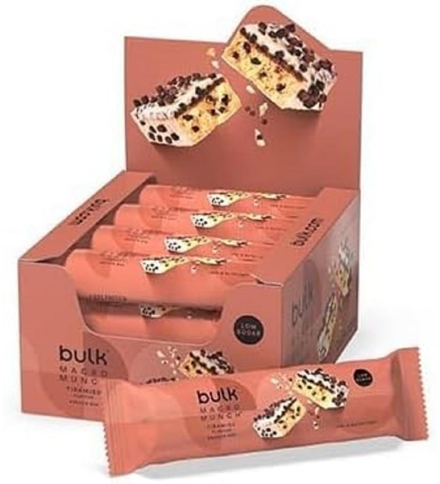 Bulk Macro Munch Protein Bar Tiramisu 62 g Box of 12 Bars