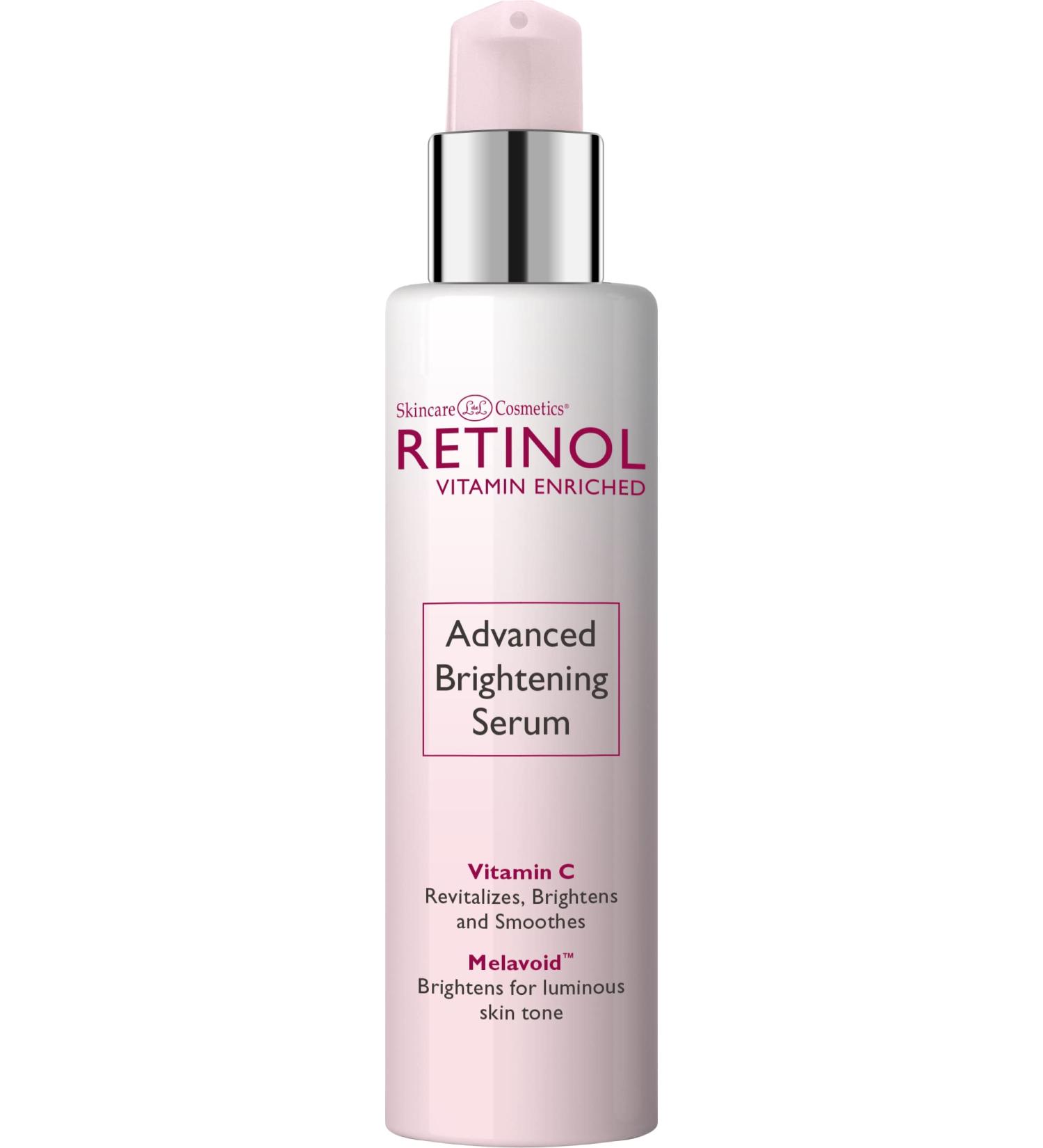 Retinol Advanced Brightening Serum | Original Retinol for Even Skin Tone & Radiant Glow | Anti-Aging Vitamin-Enriched Formula for Fine Lines Wrinkles & Dark Spots - Buy Online on GoSupps.com
