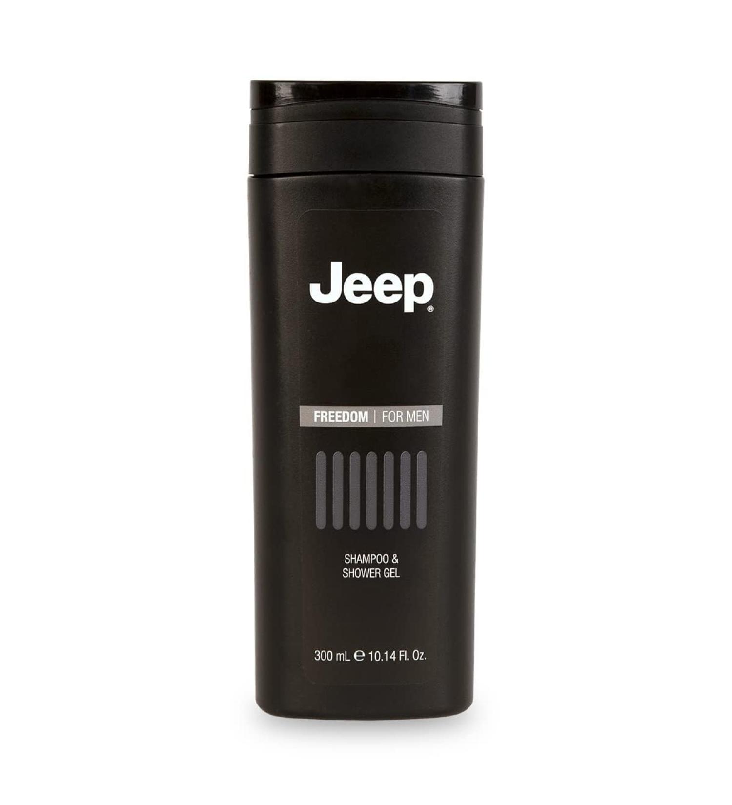 JEEP | Freedom - Shampoo & Shower Gel for Men with Aromatic and Woody Fragrance Fresh Sensation Made in Italy 300 ml - Buy Online on GoSupps.com