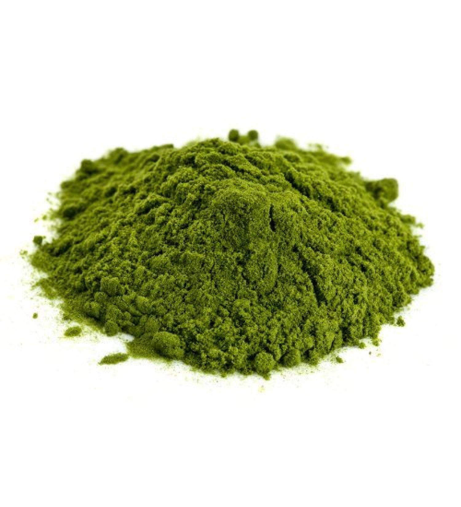 Organic Green Superfood Powder (14 super-foods - Spirulina Wheatgrass etc) 1 lb./16 oz (448g.)