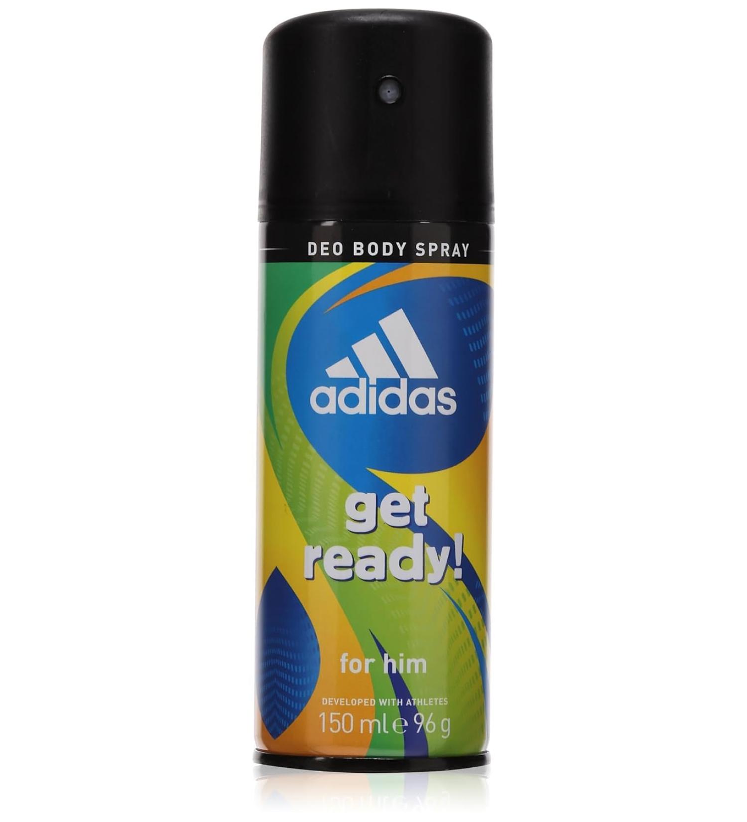 Buy adidas Get Ready Deodorant Body Spray for Men - 5 Ounce | International Shipping Available - Buy Online on GoSupps.com
