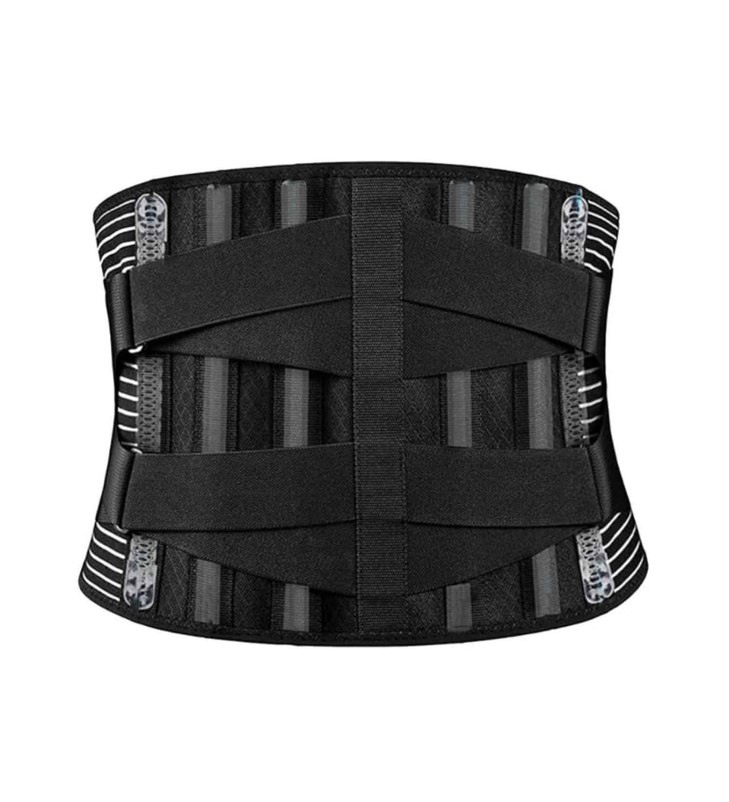 Adjustable Lumbar Support Belt for Men & Women | Breathable Back Bandage & Waist Support | Optimal Back Pain Relief - Buy Online on GoSupps.com