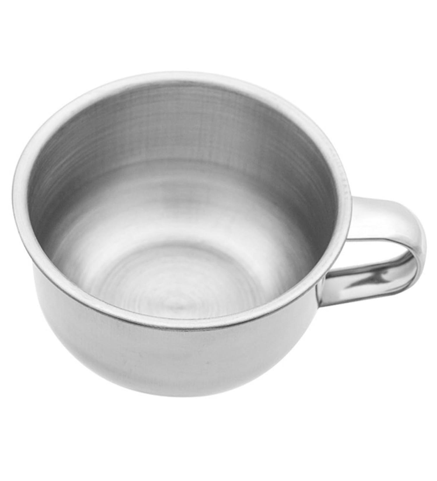 Mikinona Stainless Steel Shaving Bowl - Sazi Cup for Men | Premium Shaving Accessories - Buy Online on GoSupps.com