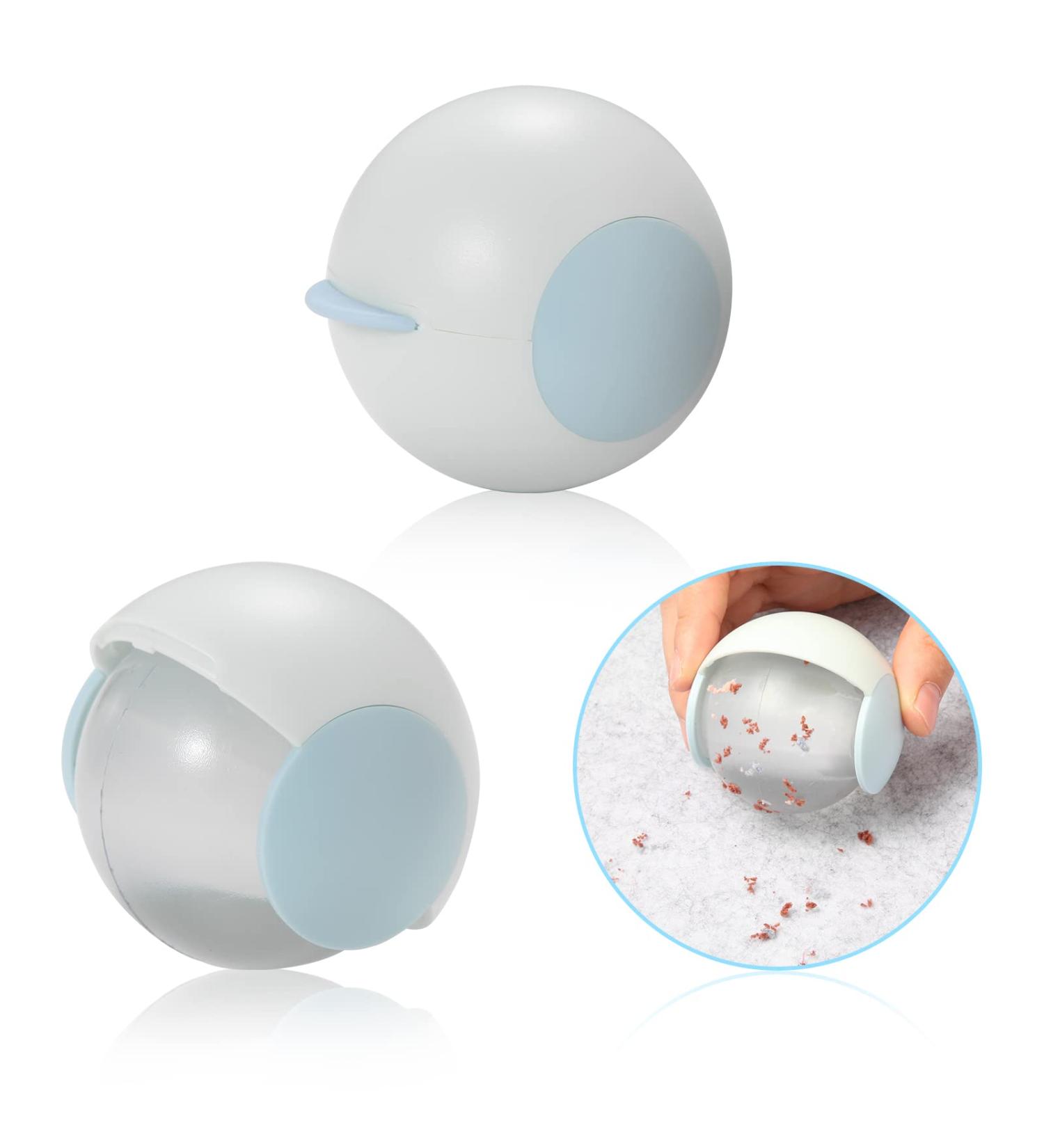 Reusable Lint Roller Hair Remover Ball - Travel Tool for Pet Hair Fur & Dust - Ideal for Clothes Furniture & Carpets - Blue - Buy Online on GoSupps.com