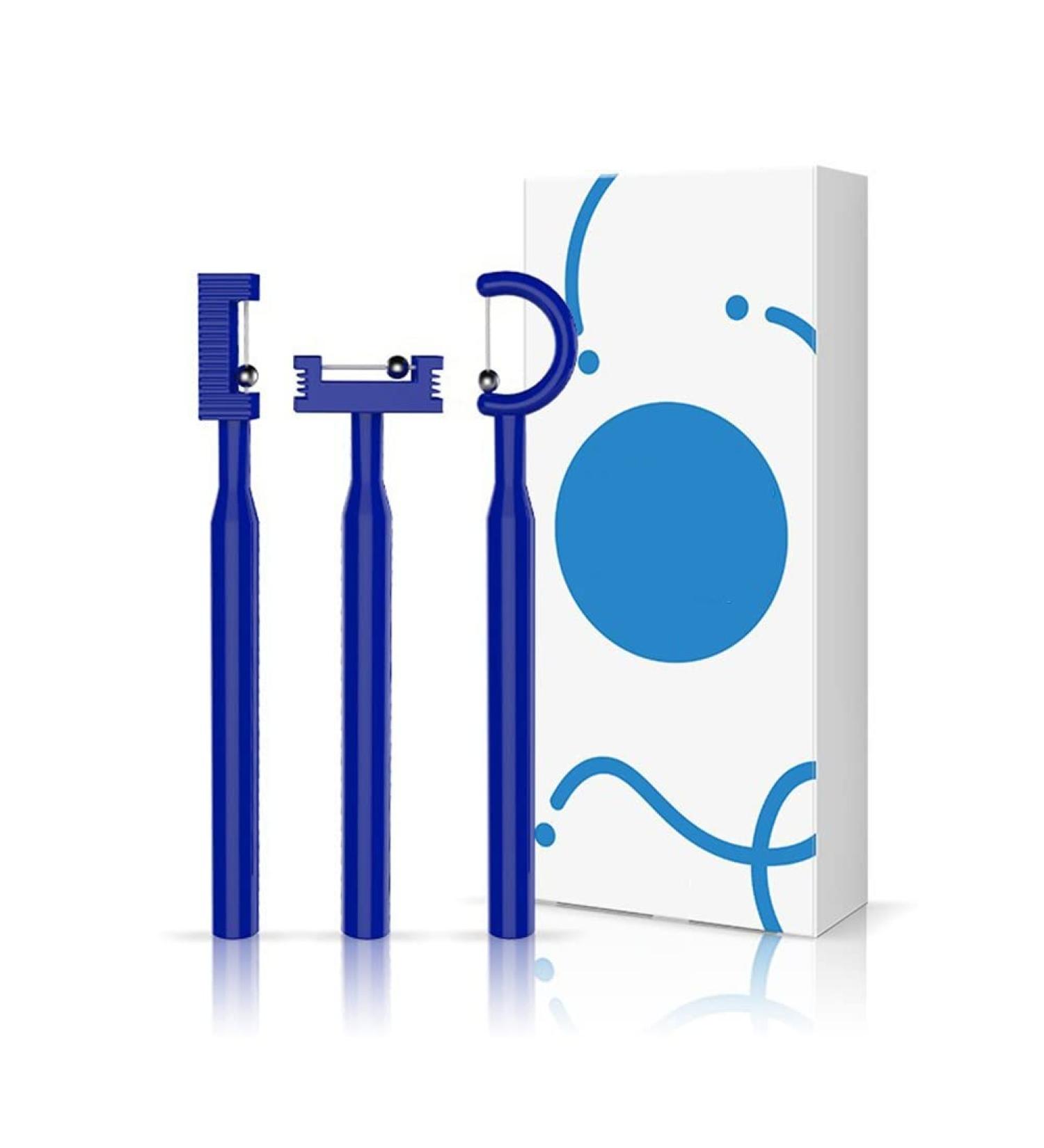 KUUY 3pcs Tongue Tip Exercise Tool Set | Lateralization & Lifting for Oral Muscle Training | Enhance Speech & Swallowing Skills - International Shipping Available - Buy Online on GoSupps.com