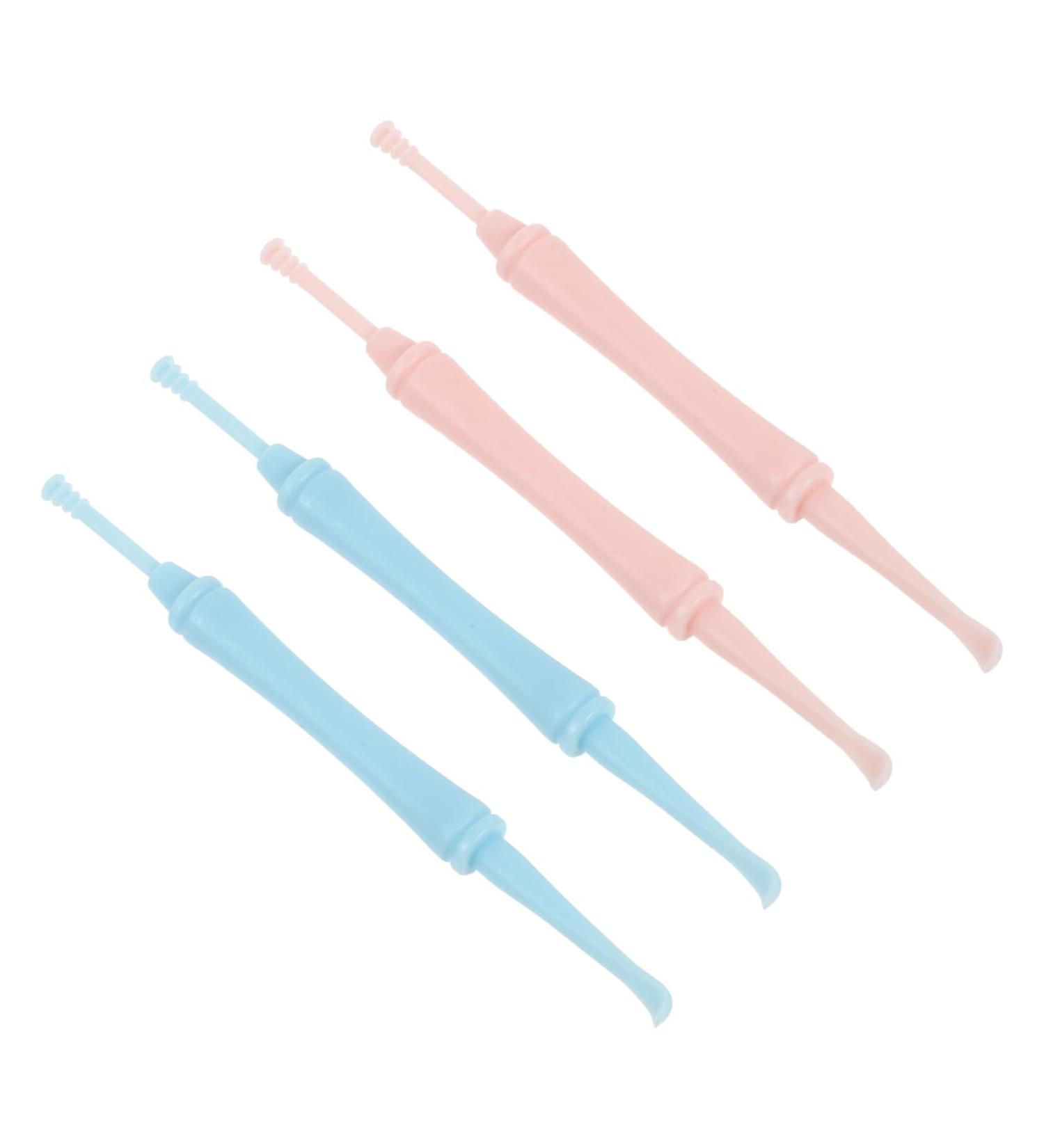 WRITWAA Dual-Head Spiral Ear Wax Remover Tool 4-Piece Ear Cleaning Set for Home Use Random Color - Buy Online on GoSupps.com