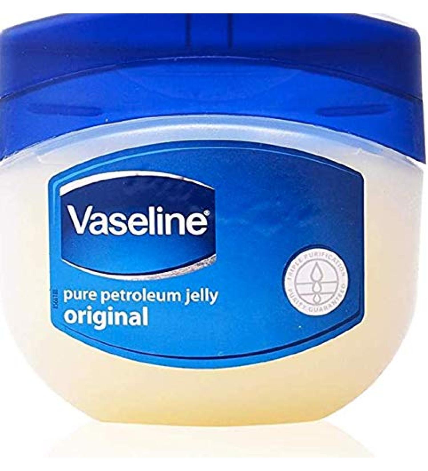 VASELINE PURE PETROLEUM JELLY ORIGINAL 100ML DRY SKIN MOISTURISER PROTECTS FROM CHAPPING (12)