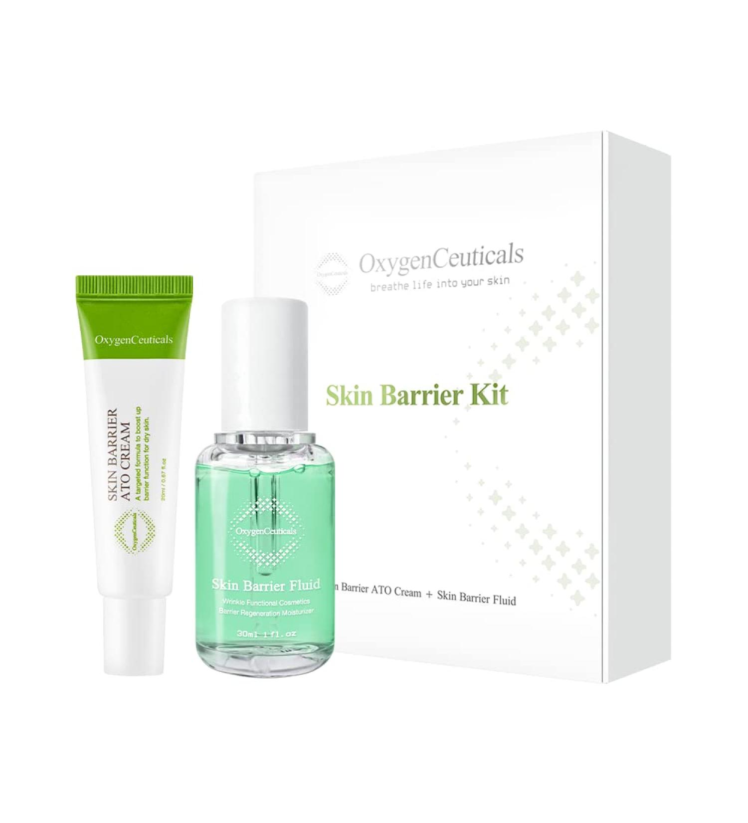 Deep Hydration Skin Barrier Fluid & Ato Cream Kit - 30ml & 20ml | Enhance Skin Protection for All Skin Types | International Shipping Available - Buy Online on GoSupps.com