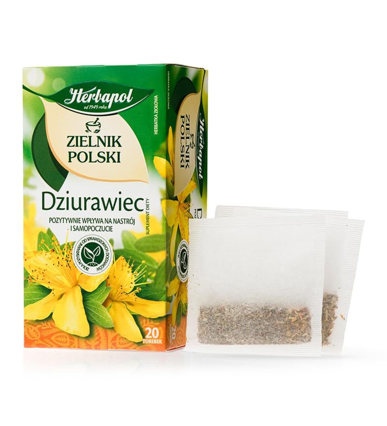 St. John s Wort Herbal Tea Natural Pure and Refreshing Herbal Fruit Infusion Herbapol