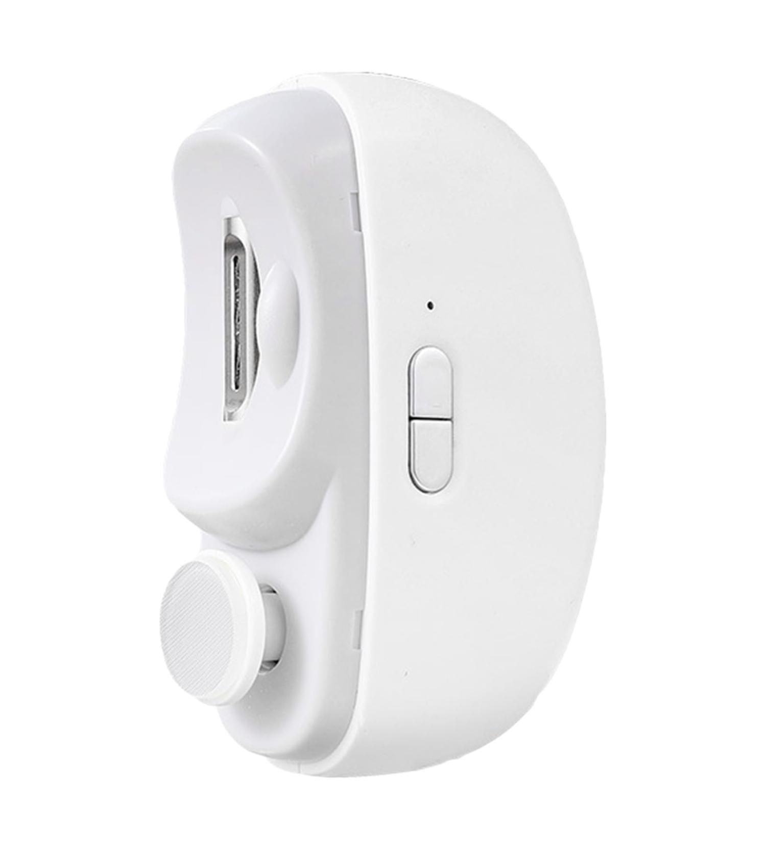 Electric Nail Cutter - 3in1 Safe Fingernail Clippers Nail File Nail Trimmer Nail Polisher with Light | 2 Speed Automatic Finger Nail Clipper Women Manicure Set Nail Clippers for Baby Kids White - Buy Online on GoSupps.com