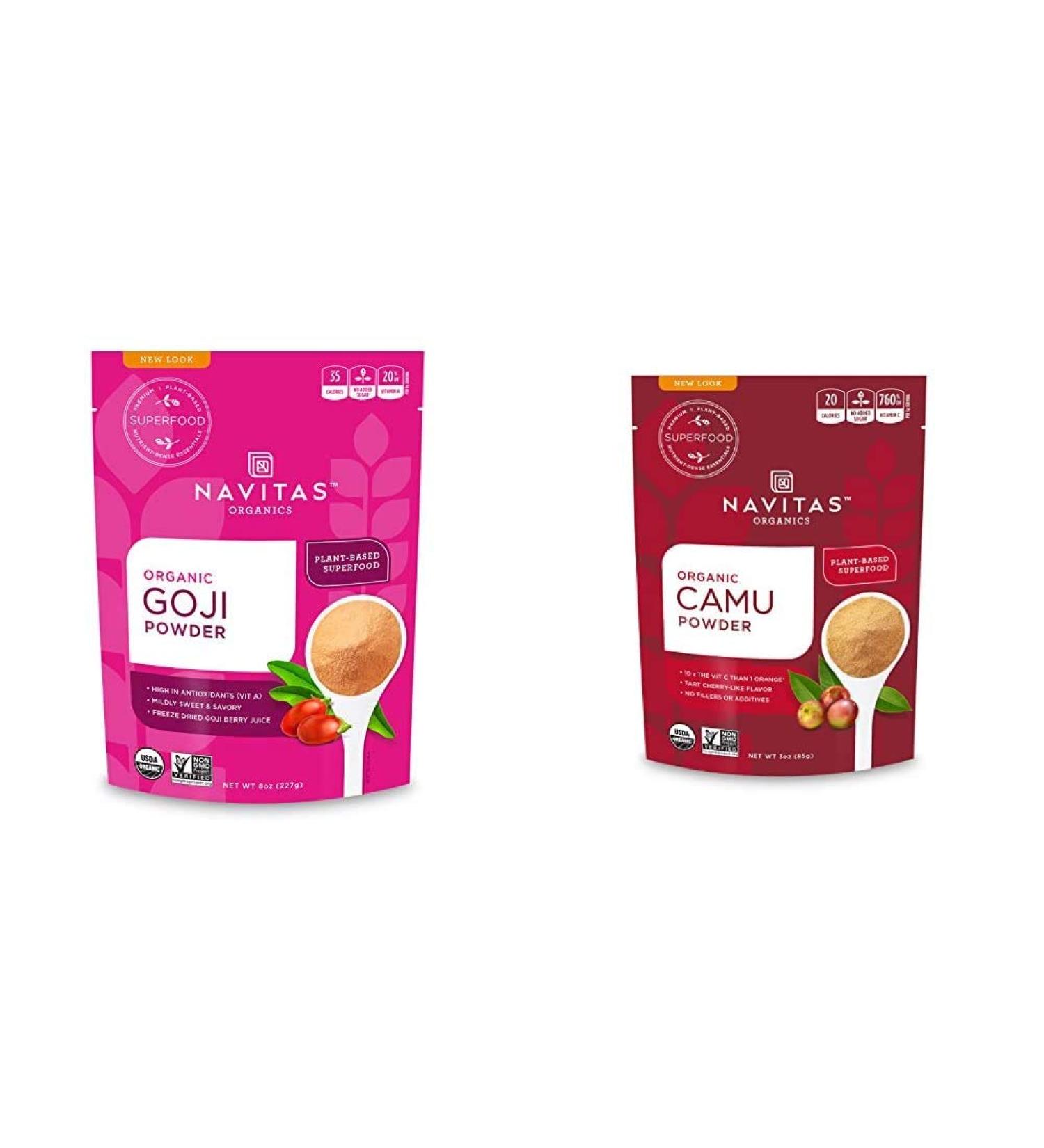 Navitas Organics Organic Goji Powder - 8 oz (227 g) | Superfood Antioxidants - Buy Online on GoSupps.com