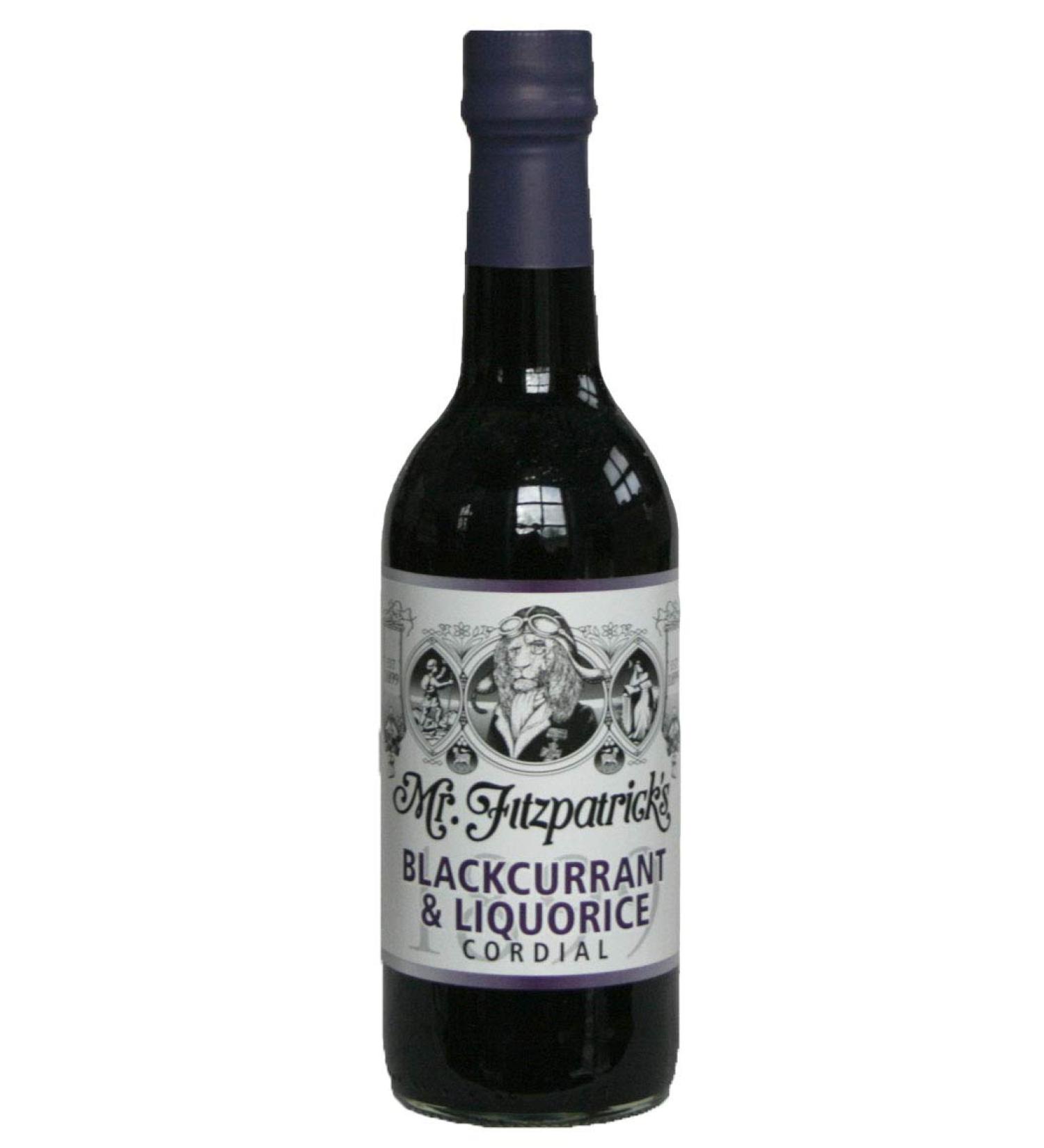 Mr Fitzpatricks|Mr Fitzpatrick's - Blackcurrant & Liquorice Cordial 500g