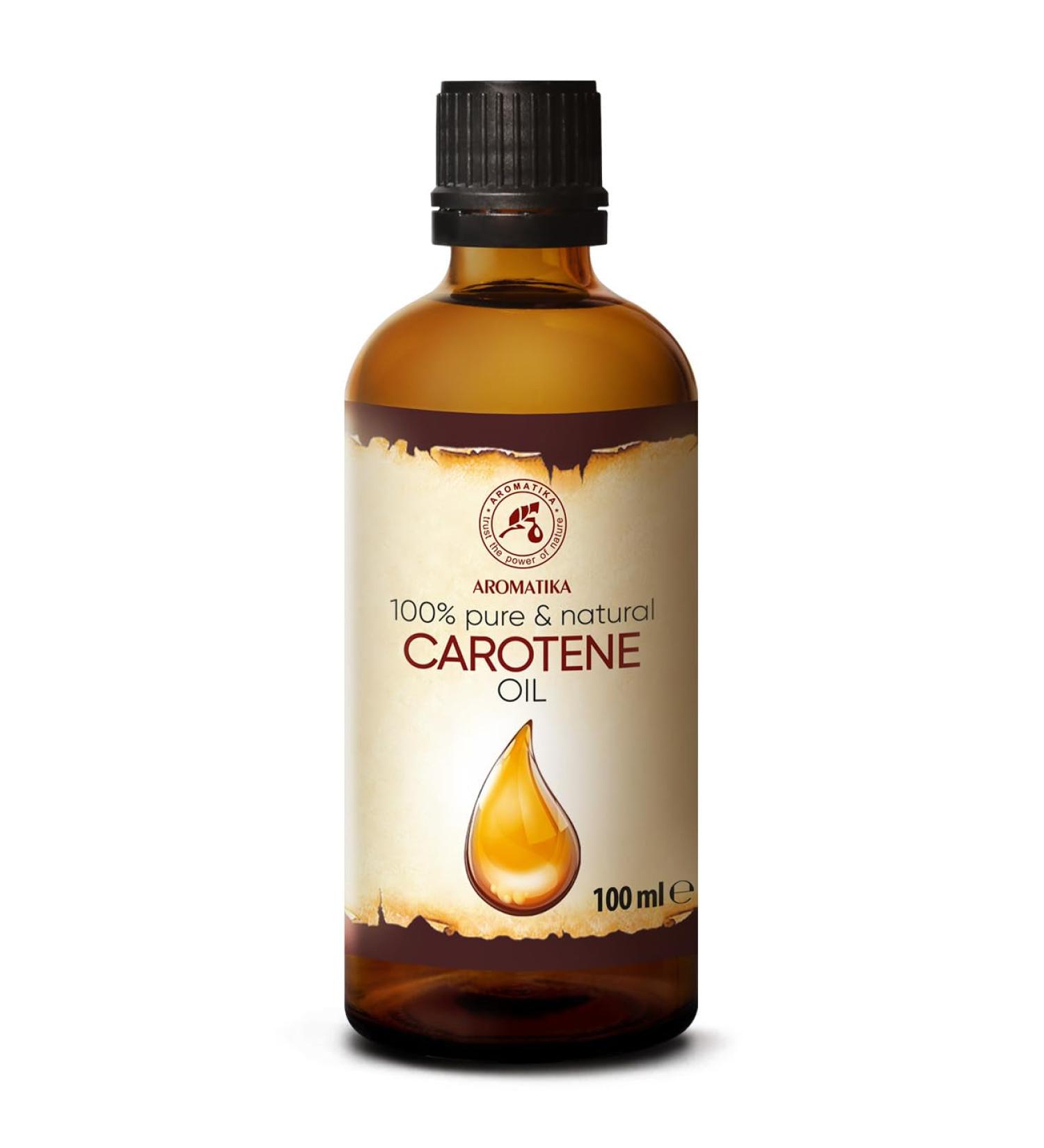 100% Pure Carotene Oil 100ml - Best Natural Care Oil for Skin Hair & Body - International Shipping Available - Buy Online on GoSupps.com