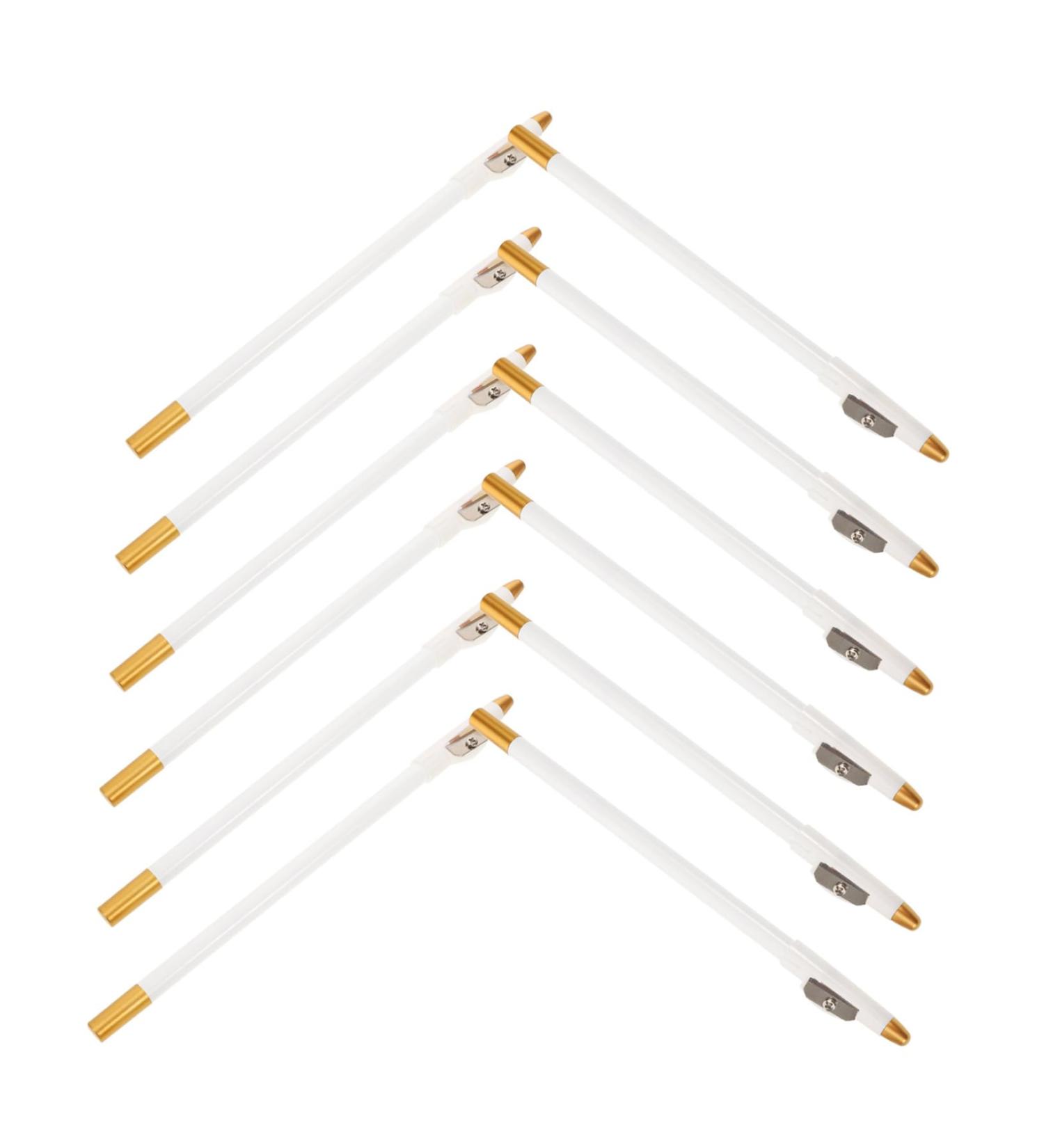 BELLIFFY 12pcs Eyebrow Pencil Sharpener Eyebrow Pencils Eyebrow Pencil for Makeup Wooden White - Buy Online on GoSupps.com