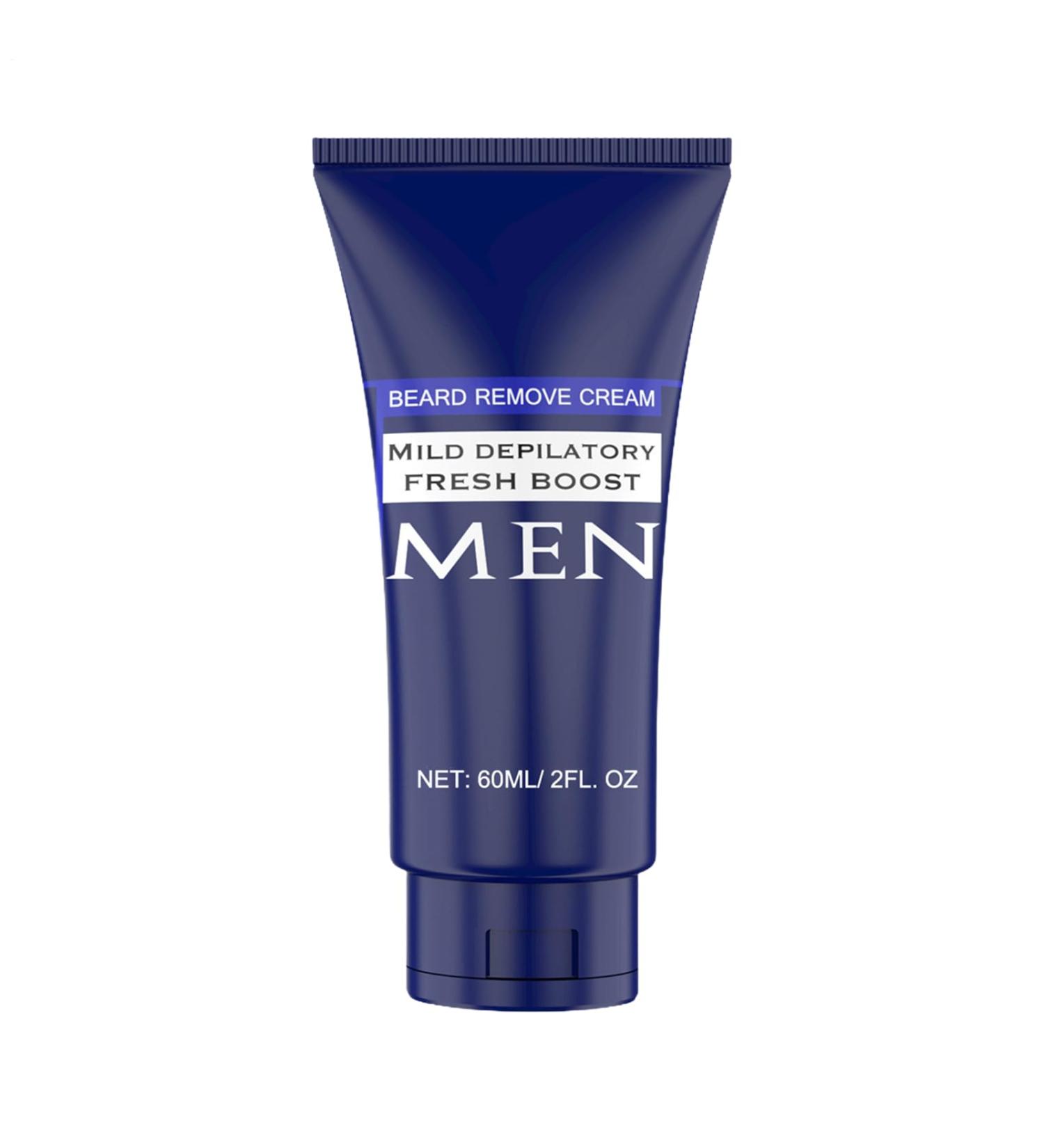 Depilatory Body Cream - 60 ml Effective Painless Soothing Depilatory Gel Hair Removal for Sensitive Skin Types Arms Legs Back Torso Intimate Area - Buy Online on GoSupps.com