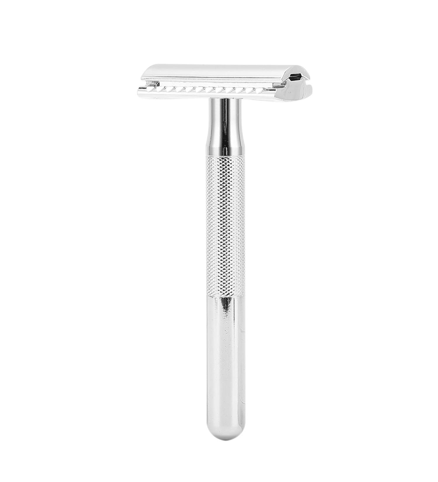 High-Quality Long Handle Manual Razor - Comfortable Exquisite Design Removable Cutting Head for Home & Travel - Buy Online on GoSupps.com