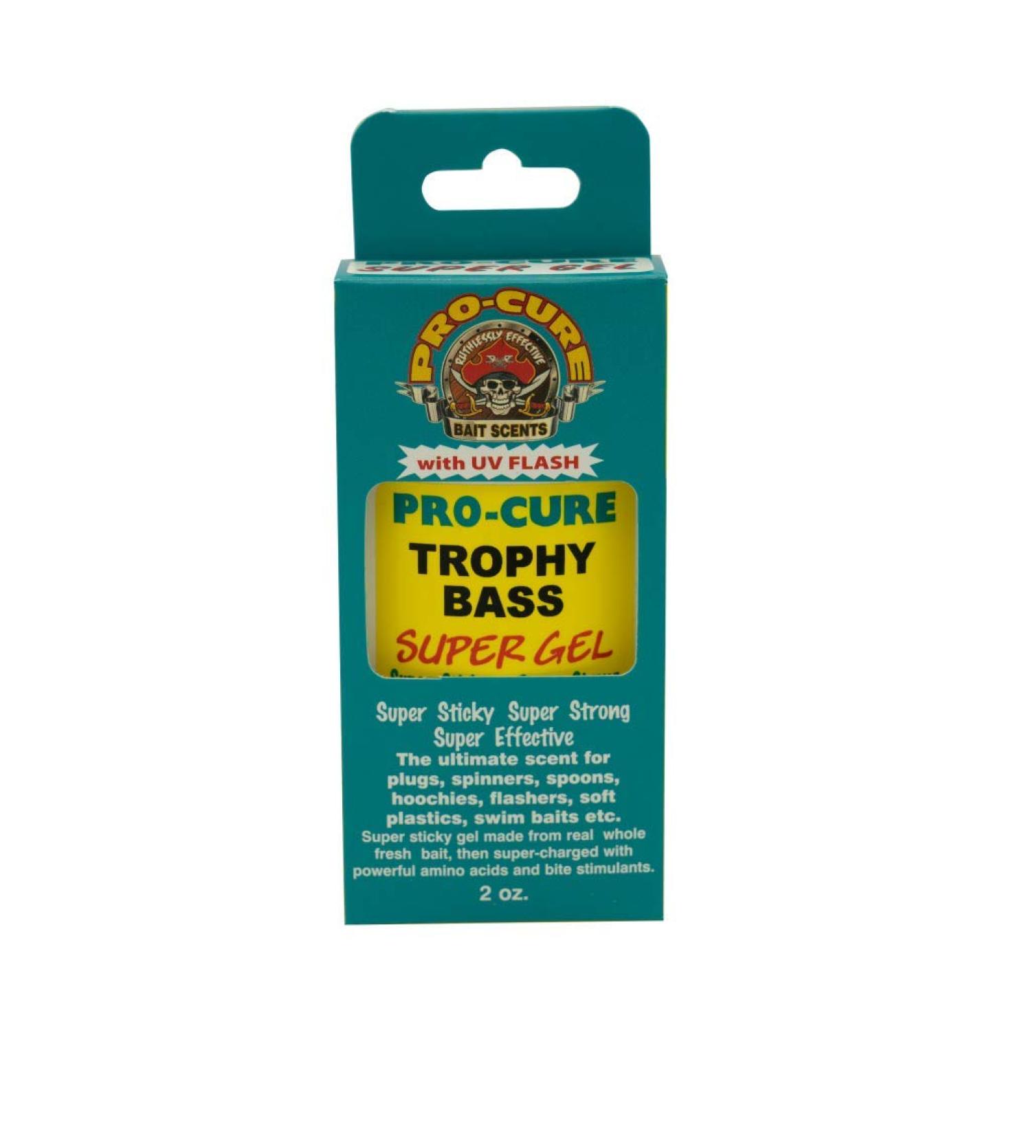 Pro-Cure Trophy Bass Super Gel - 2oz - Buy Online on GoSupps.com