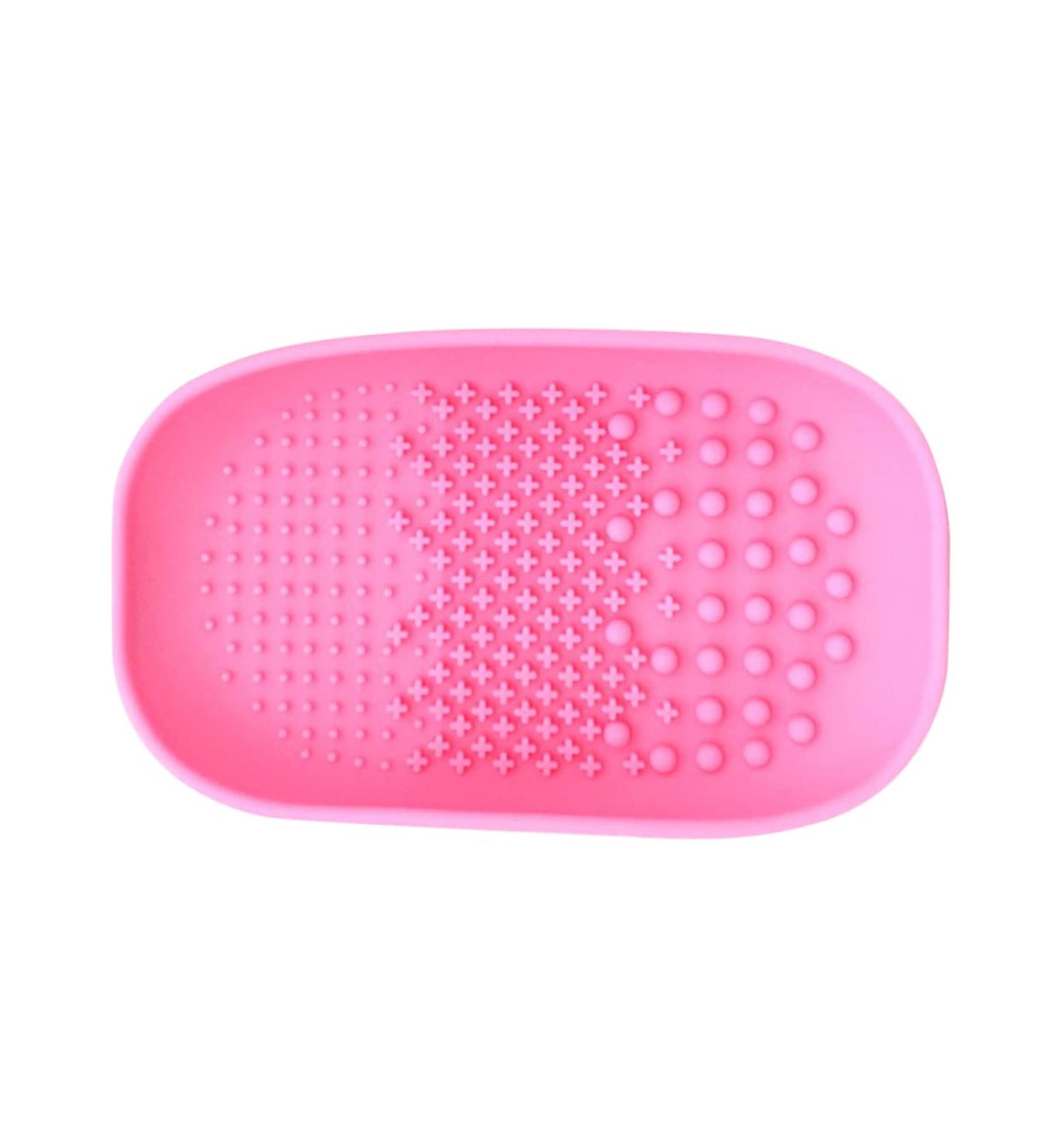 MAGICLULU Brush Cleaning Plate | Silicone Makeup Brush Cleaner Mat - Portable Hairbrush Scrubber Tool - Buy Online on GoSupps.com