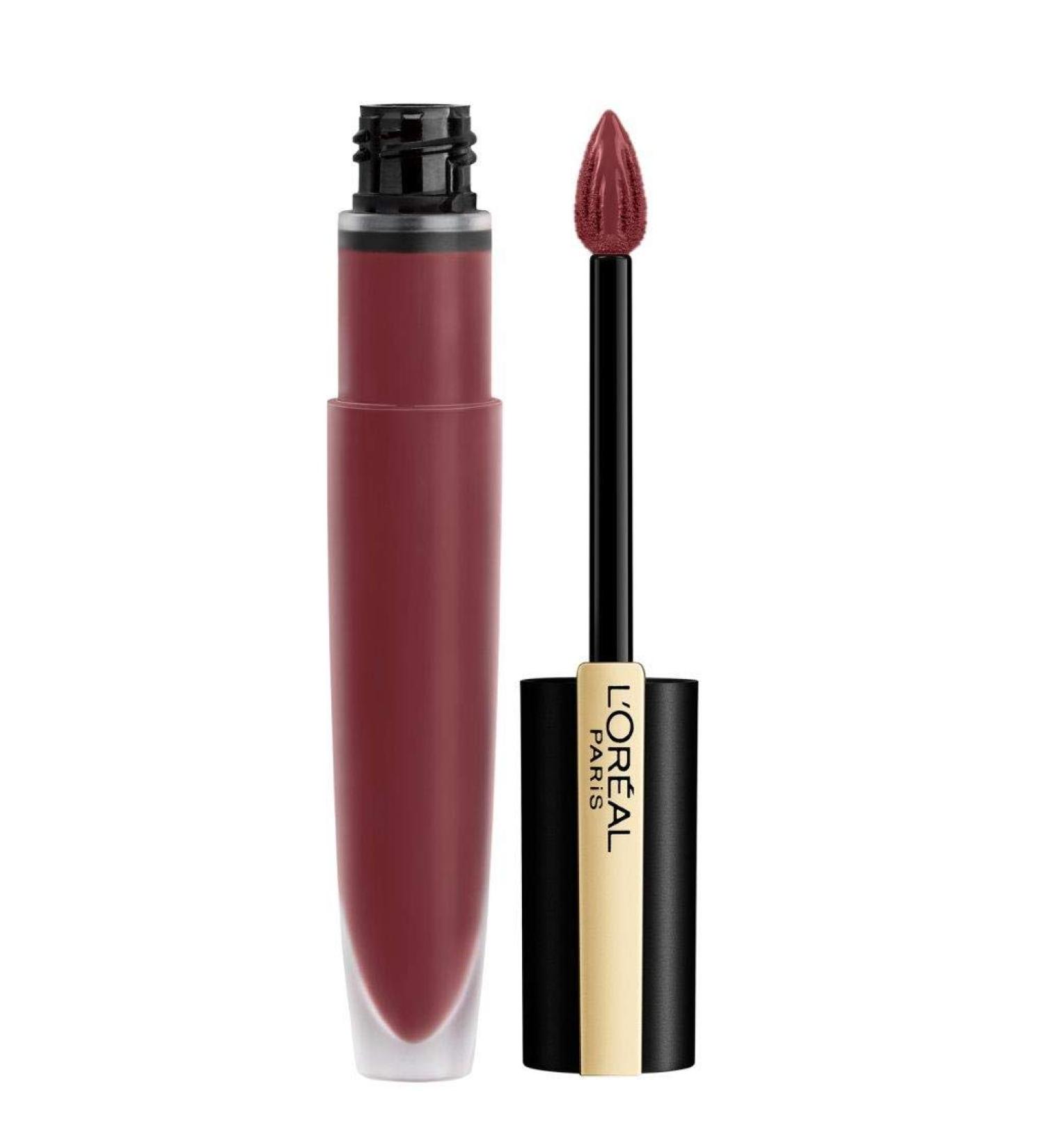 L'Oreal Paris Makeup Rouge Signature Matte Lip Stain - Prepared | Long-lasting, Transfer-Proof Color - Buy Online on GoSupps.com