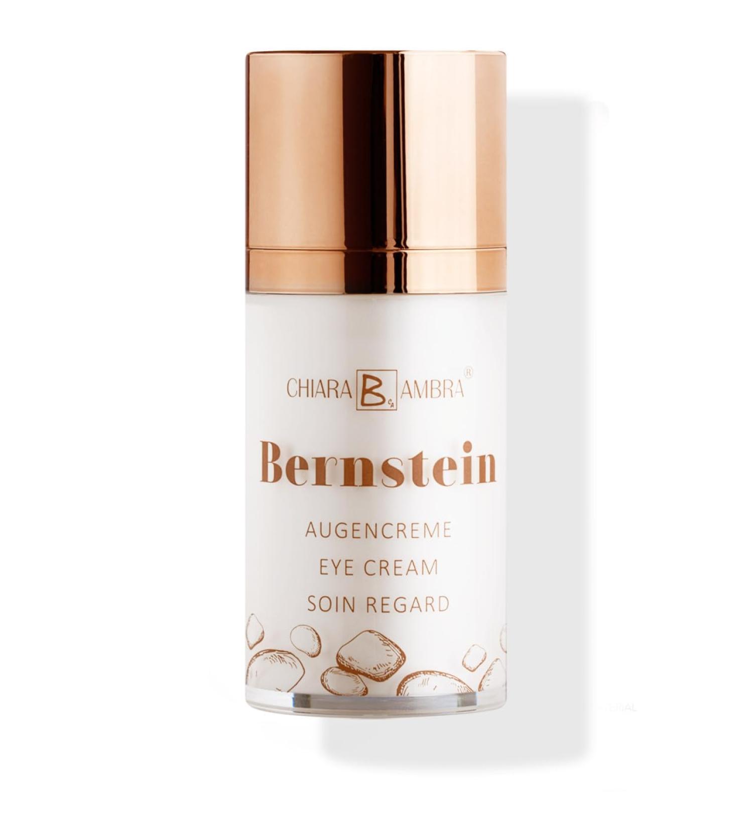 Chiara Ambra Amber Eye Cream - Effective Anti-Aging Care with Natural Ingredients | Reduce Wrinkles by 47% & Minimize Wrinkle Depth - Buy Online on GoSupps.com