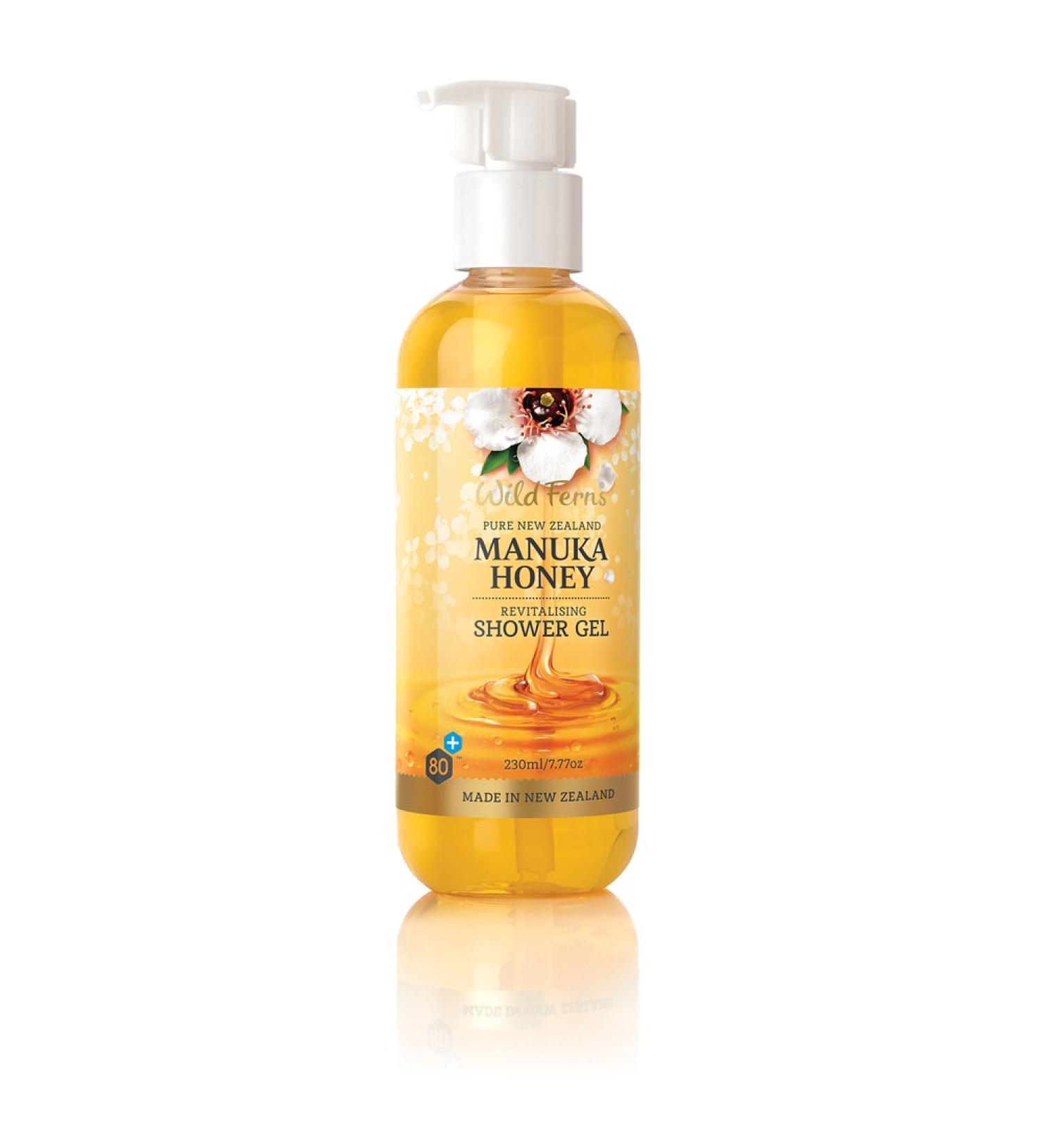 Buy Wild Ferns Manuka Honey Shower Gel | Nourishing & Hydrating | International Shipping Available - Buy Online on GoSupps.com