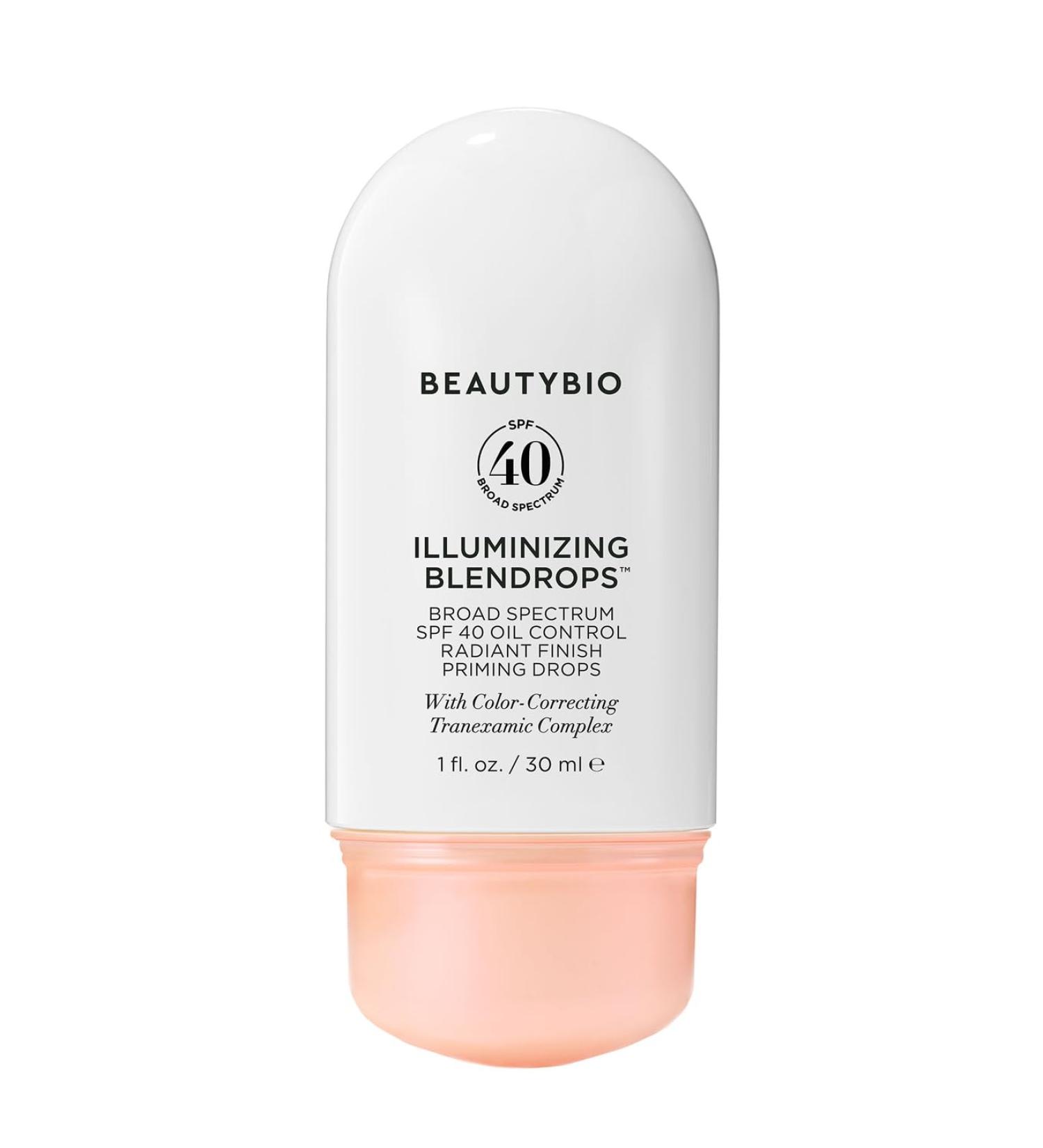 BeautyBio Illuminizing BLENDROPS - Broad Spectrum SPF 40 Oil-Control Radiant Finish Priming Drops with Color-Correcting Tranexamic Complex | International Shipping Available - Buy Online on GoSupps.com