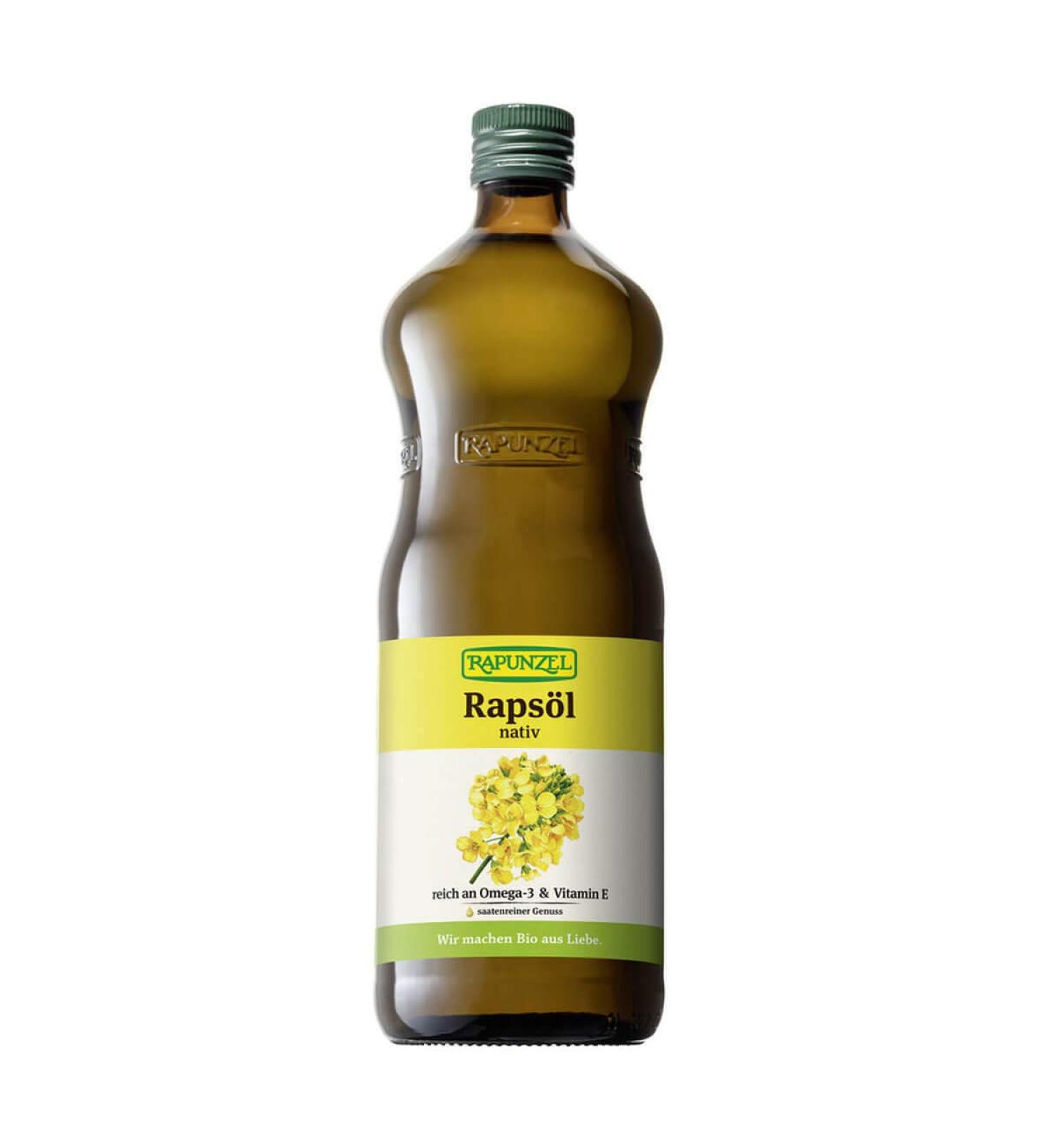 Rapunzel Naturkost Rapunzel Rapunzel Native Rapeseed Oil - 1 Litre - Pack of 6