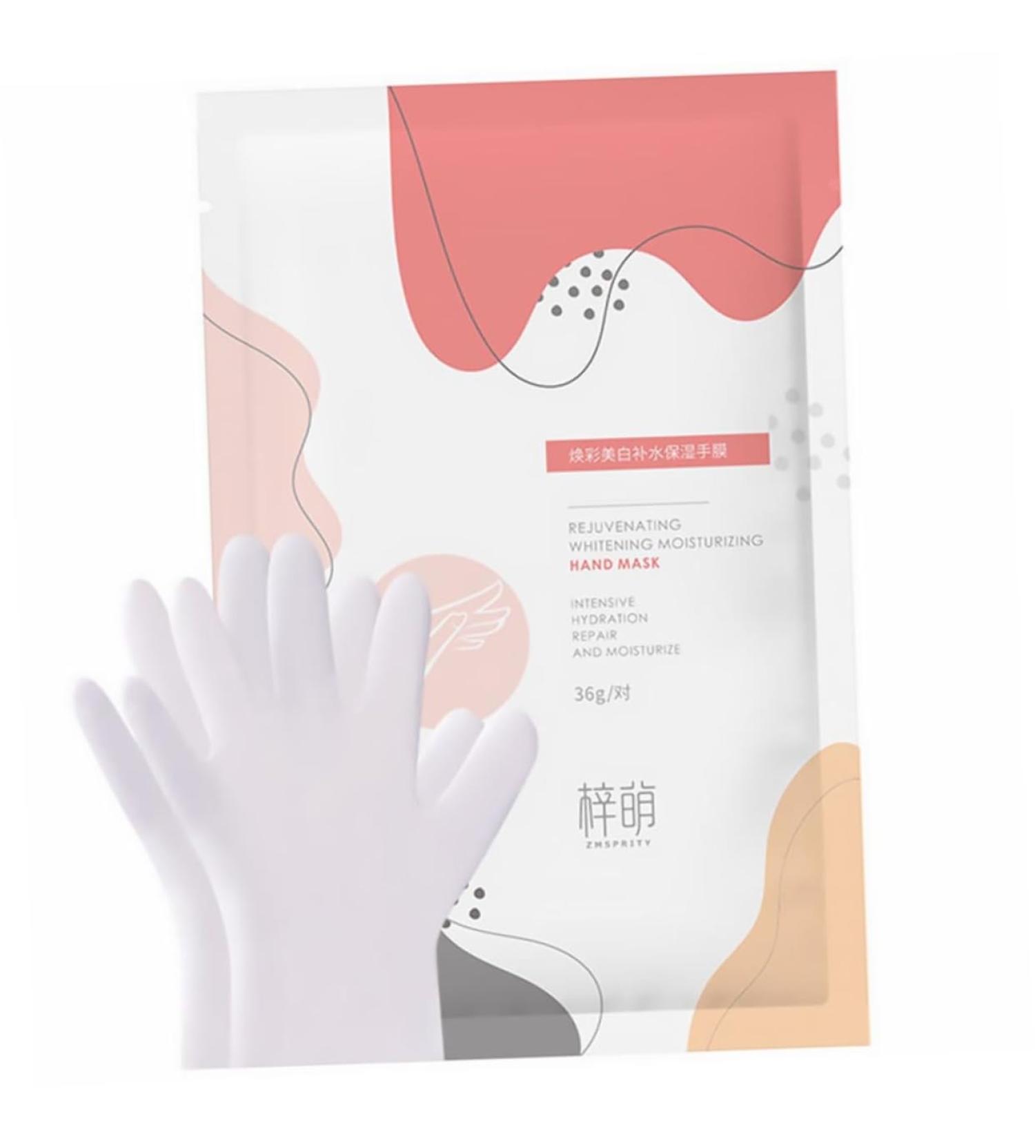 Ipetboom 2 Pairs Hand Mask Hand Moisturizing Cover for Hand Nourishing Hand Cover Exfoliating Hand Treatment Gel Boat Socks Gel Remover Non-Woven Fabric Care White Cat Paw - Buy Online on GoSupps.com