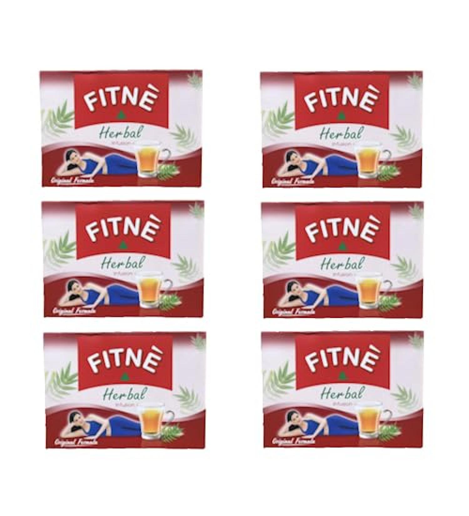  Soulgoods FITNE - Thai senna tea - 6 x red - fat burner - herbal detox - laxative metabolism - Buy Online on GoSupps.com