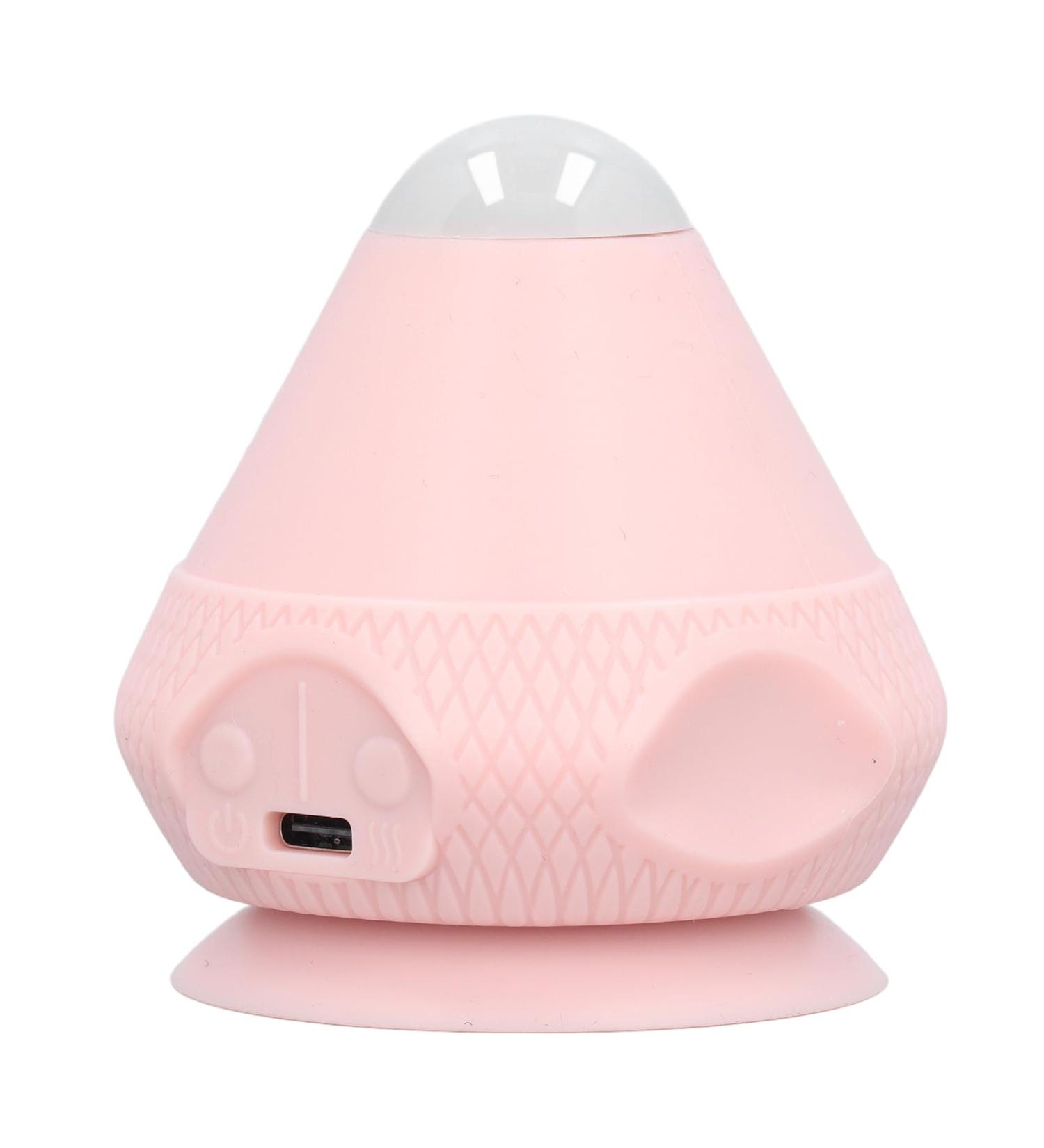 Electric Massage Ball - Wall-Mounted Heated Vibration Device for Back Neck & Shoulders (Pink) | International Shipping Available - Buy Online on GoSupps.com
