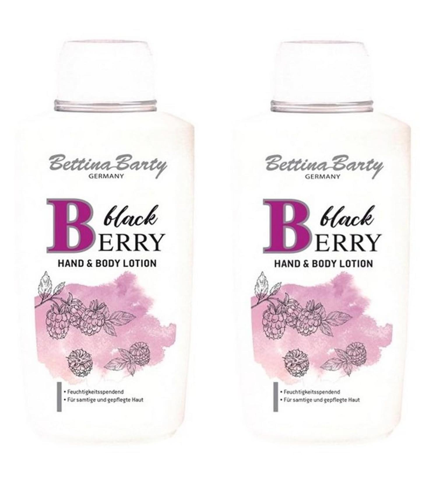 Bettina Barty Blackberry Hand Body Lotion 2 x 500 ml