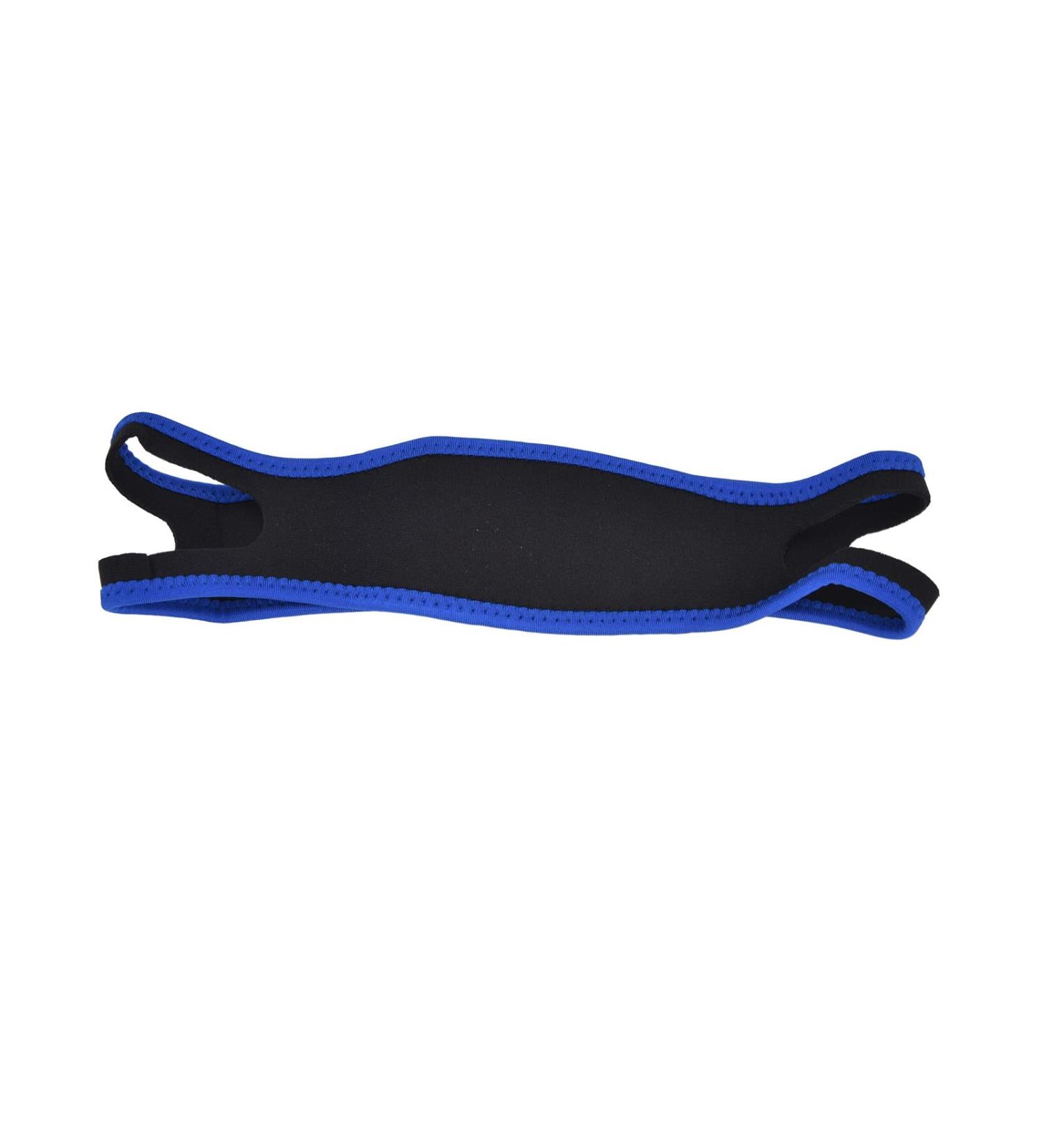 Breathable Chin Strap Stop Snore Belt - Blue Black for Bedroom and Office - Buy Online on GoSupps.com