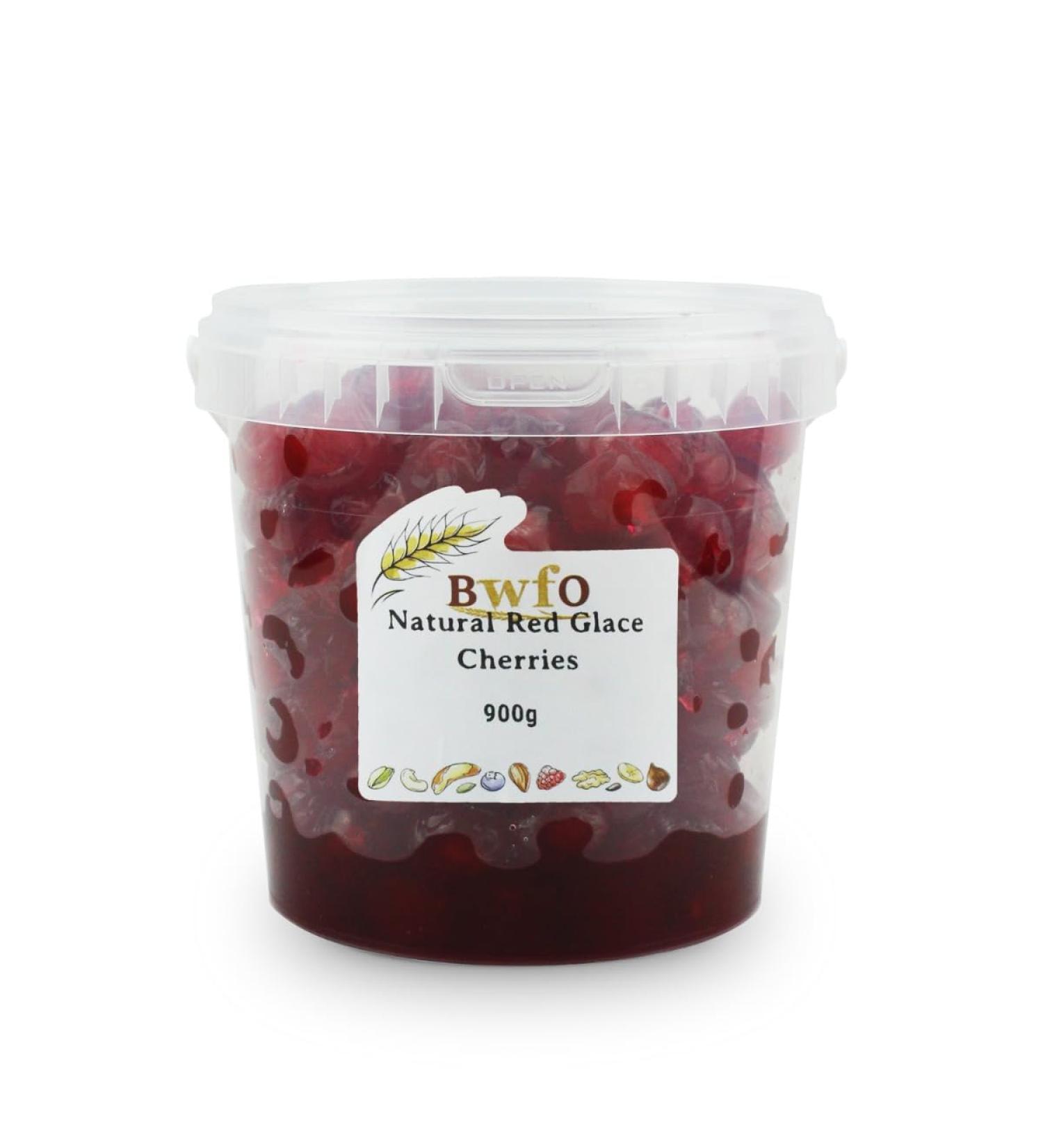 Glace Cherries Natural Colour - Red 900g