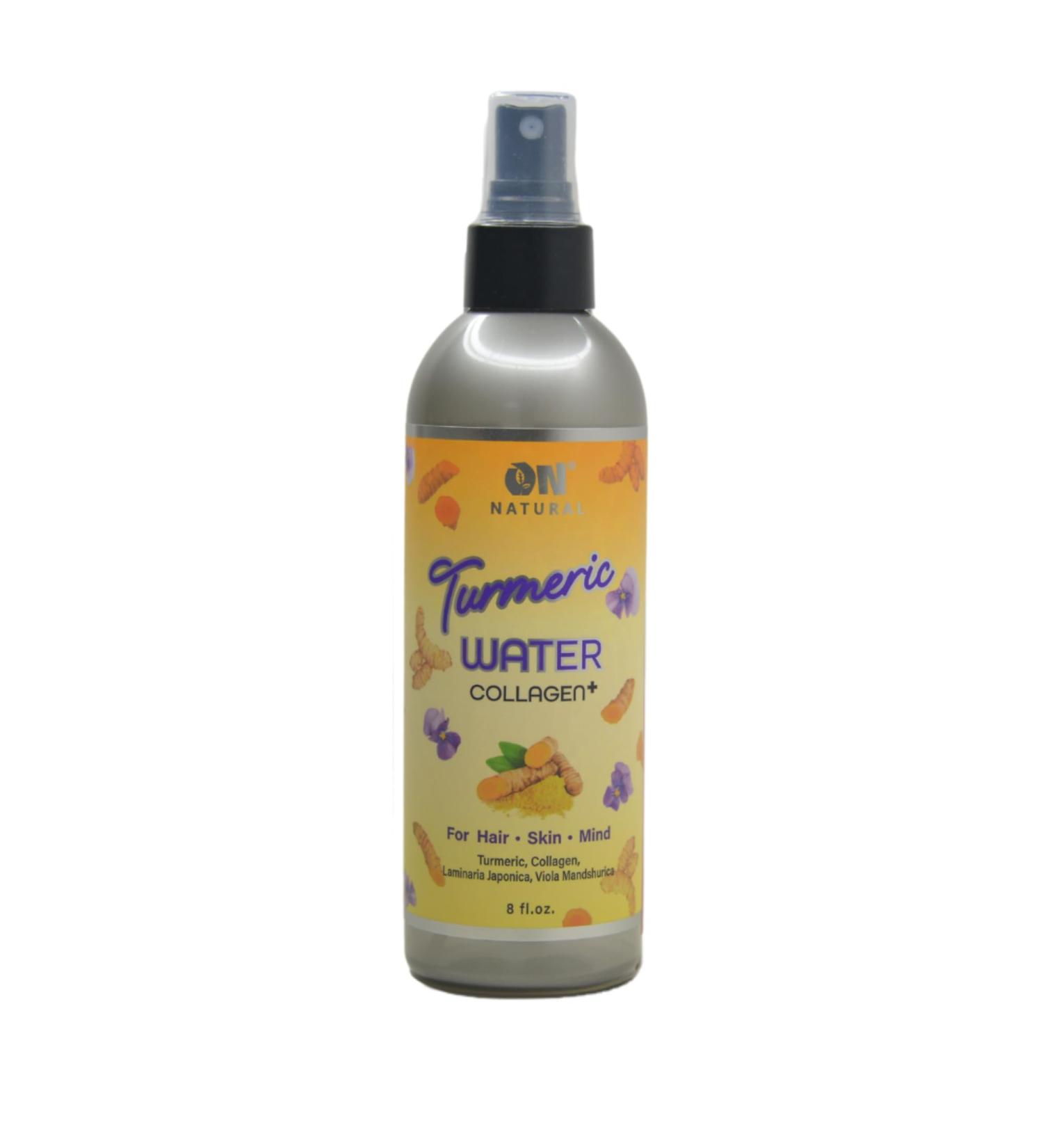 Turmeric Water Collagen Facial & Hair Mist - 8oz | Energize Skin & Hair International Shipping Available - Buy Online on GoSupps.com
