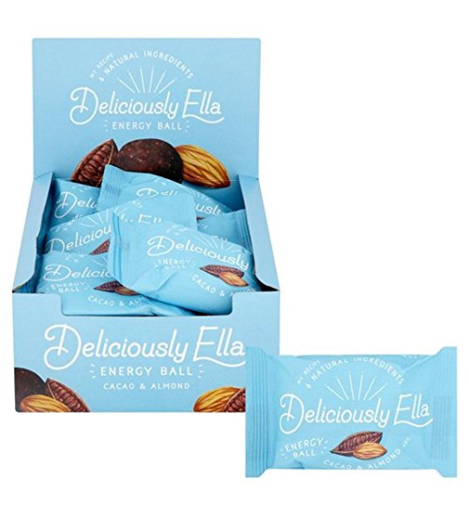 Deliciously Ella Deliciously Ella Cacao & Almond Pack of 12 Energy Balls 40g