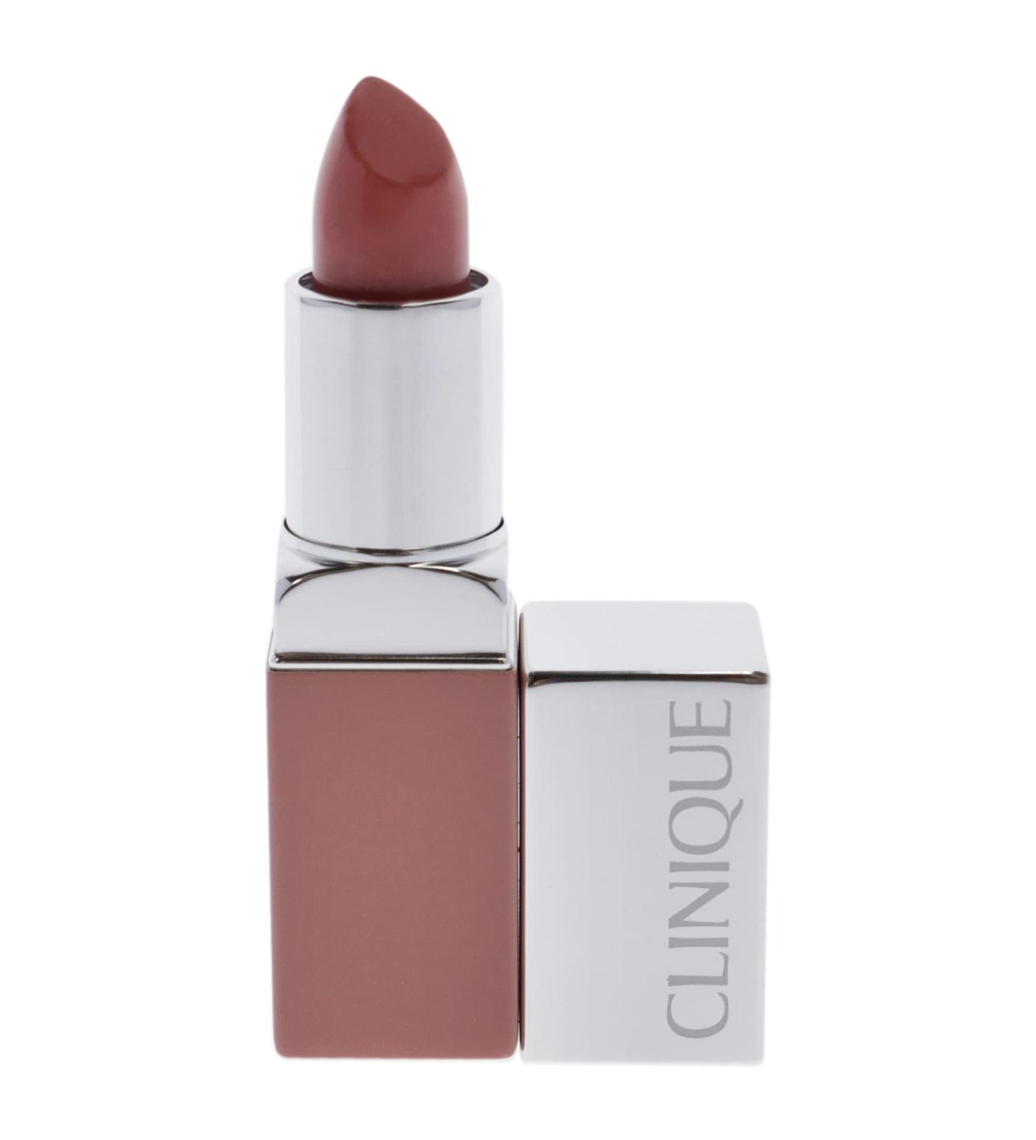 Clinique Pop Lip Colour + Primer No. 04 Beige Pop 0.13 oz - Long-lasting Lipstick with Primer for Vibrant Lips - Buy Online on GoSupps.com