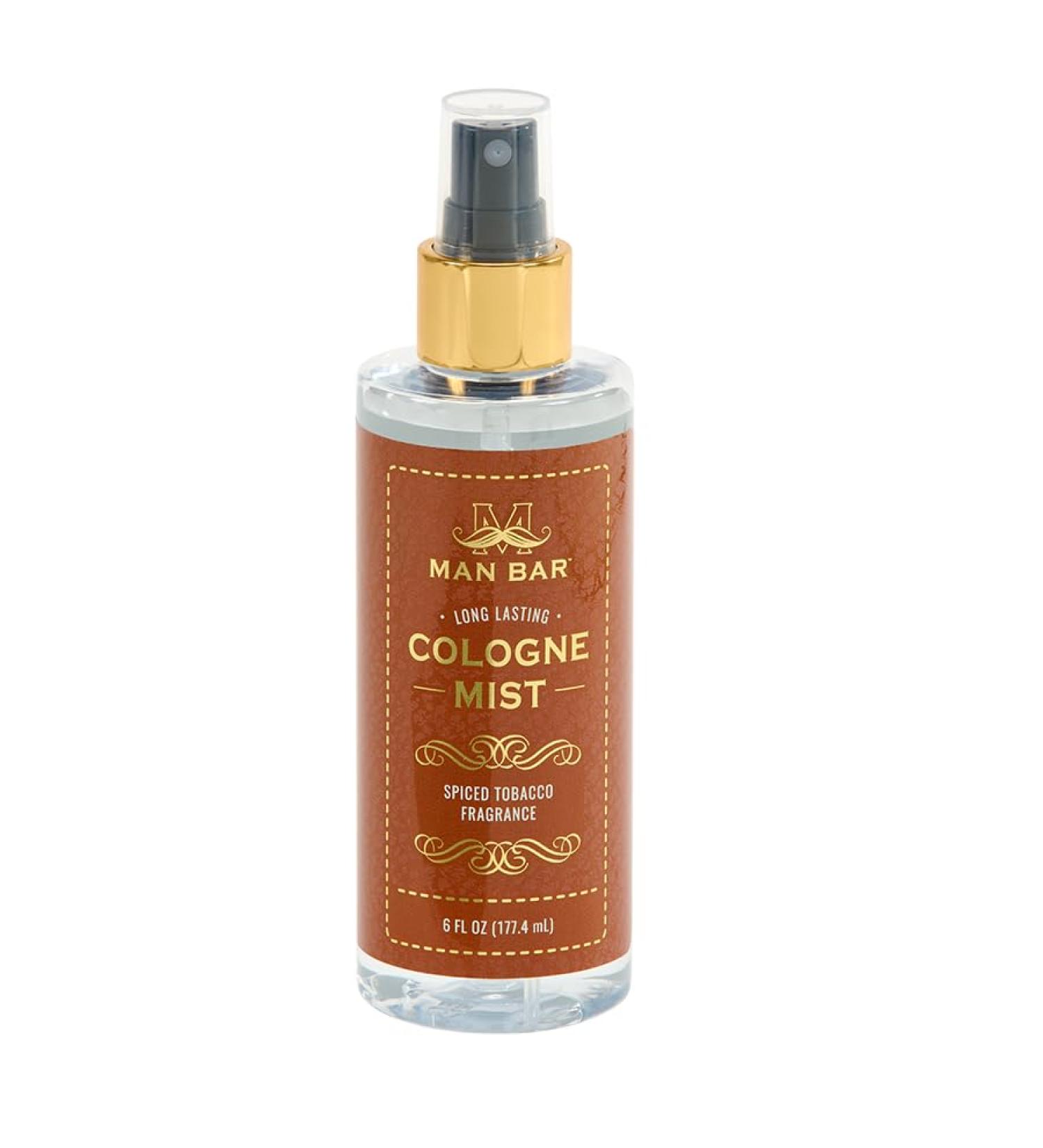 San Francisco Soap Company MAN BAR Cologne Mist Spiced Tobacco - Long Lasting - Created with the Man in Mind - 6 fl oz - Buy Online on GoSupps.com