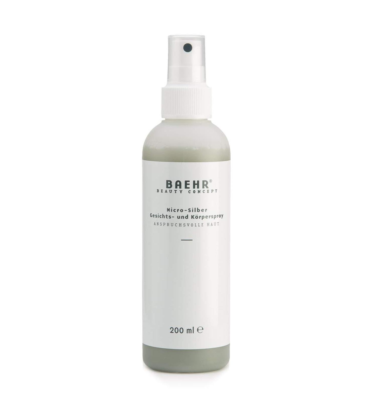 Baehr Beauty Concept Micro-Silver Face & Body Spray 200ml - Shop Internationally for Radiant Skin - Buy Online on GoSupps.com