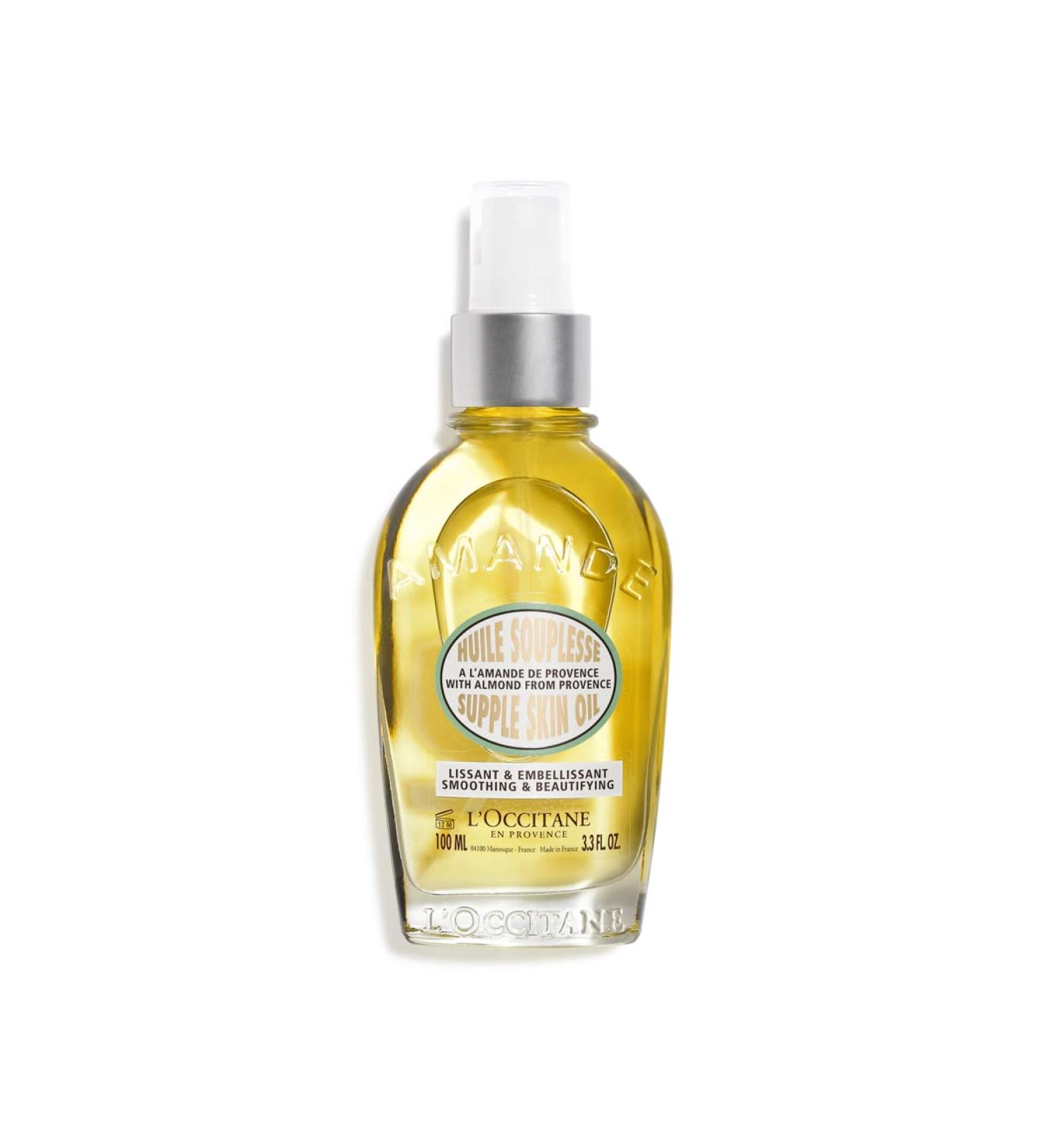 L'Occitane Almond Supple Skin Body Oil - 3.3 Fl Oz - Buy Online on GoSupps.com