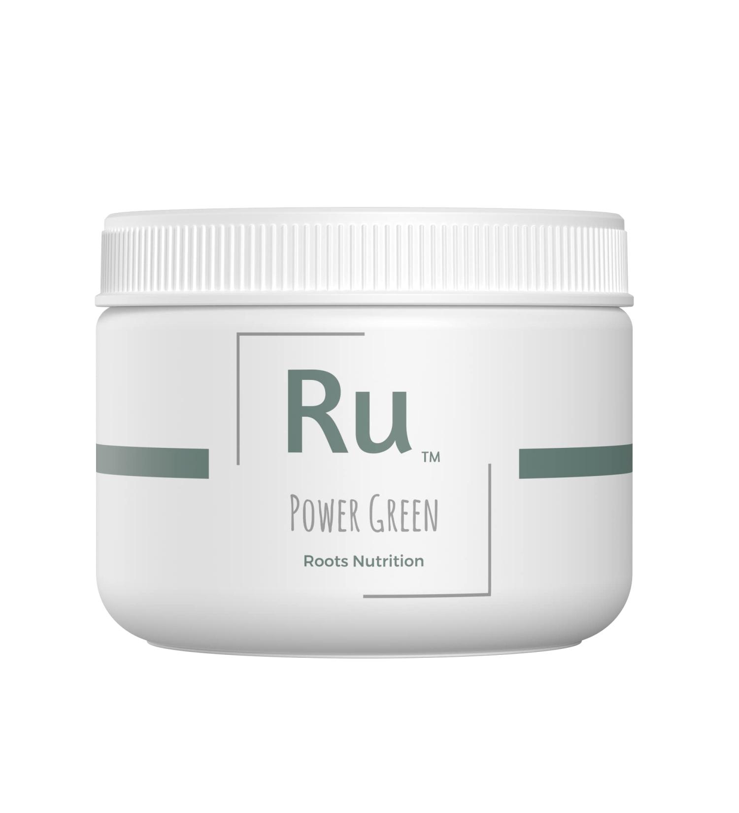 Roots Nutrition Power Green Super Food (30 Day Supply). Five Servings of Vegetables in one Scoop. Includes: Spirulina Theobroma Cacao Horsetail Powder Ginger Powder Gingko Powder and More. - Buy Online on GoSupps.com