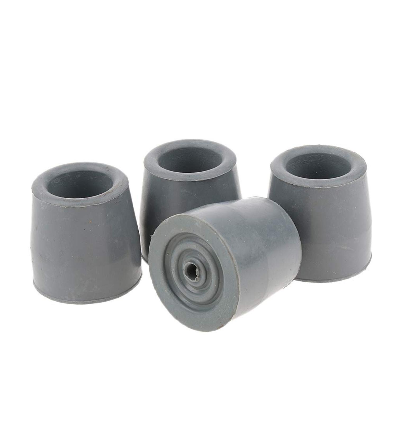 4 Pcs Rubber Walking Stick Ferrules Cane Pin Crutch Pads Caps Tip Bottom Protector Ends Durable - Gray - Buy Online on GoSupps.com