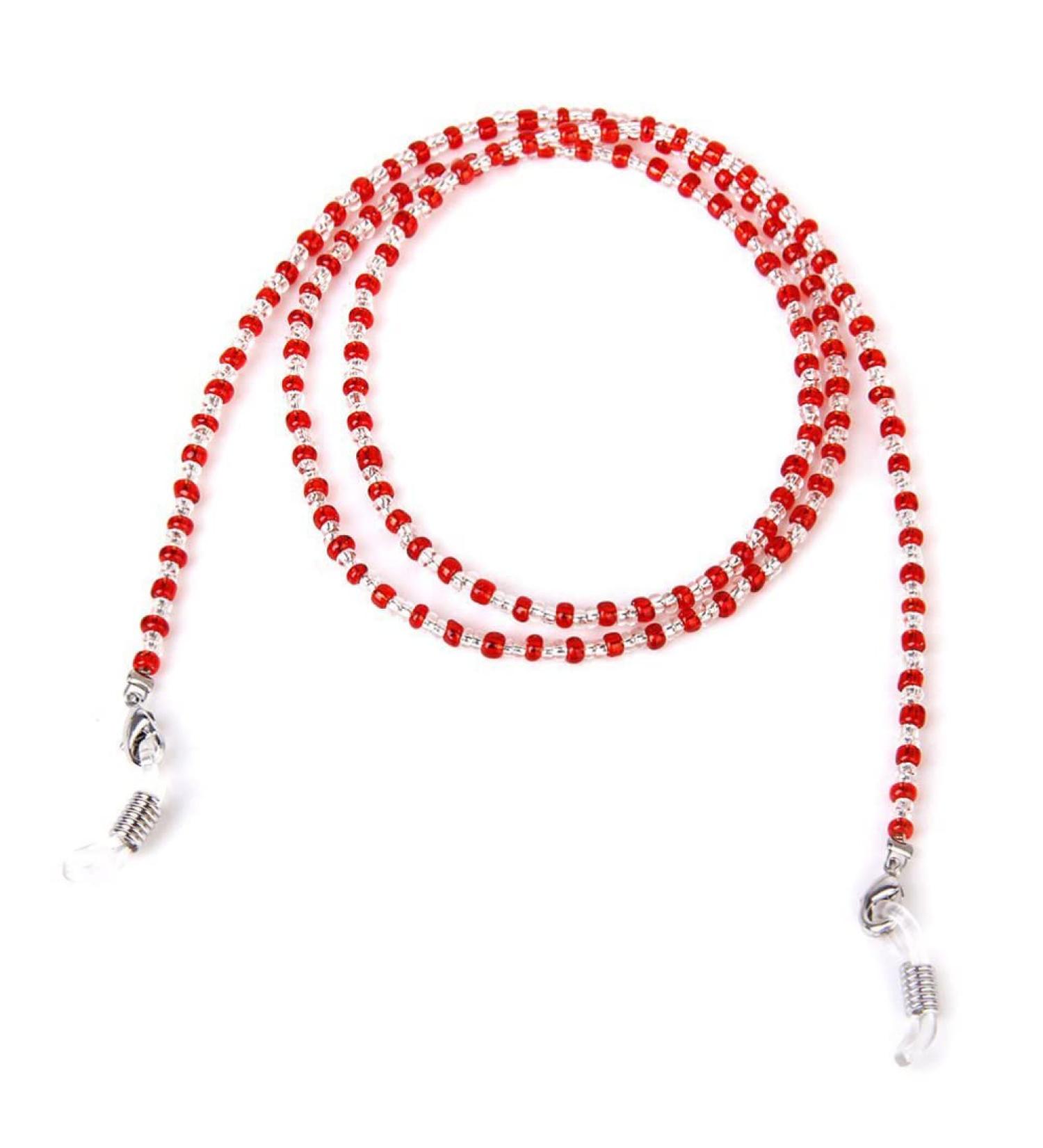 Lurrose Women's Pearl Sunglasses Chain & Facial Cover Holder Slide-Resistant Glasses Holder for Stylish Women - Buy Online on GoSupps.com