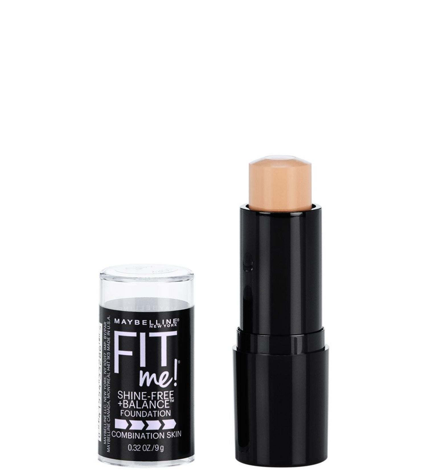 Maybelline Fit Me Shine-Free Stick Foundation 115 Ivory - 0.32 oz | Long-Lasting Matte Finish - Buy Online on GoSupps.com