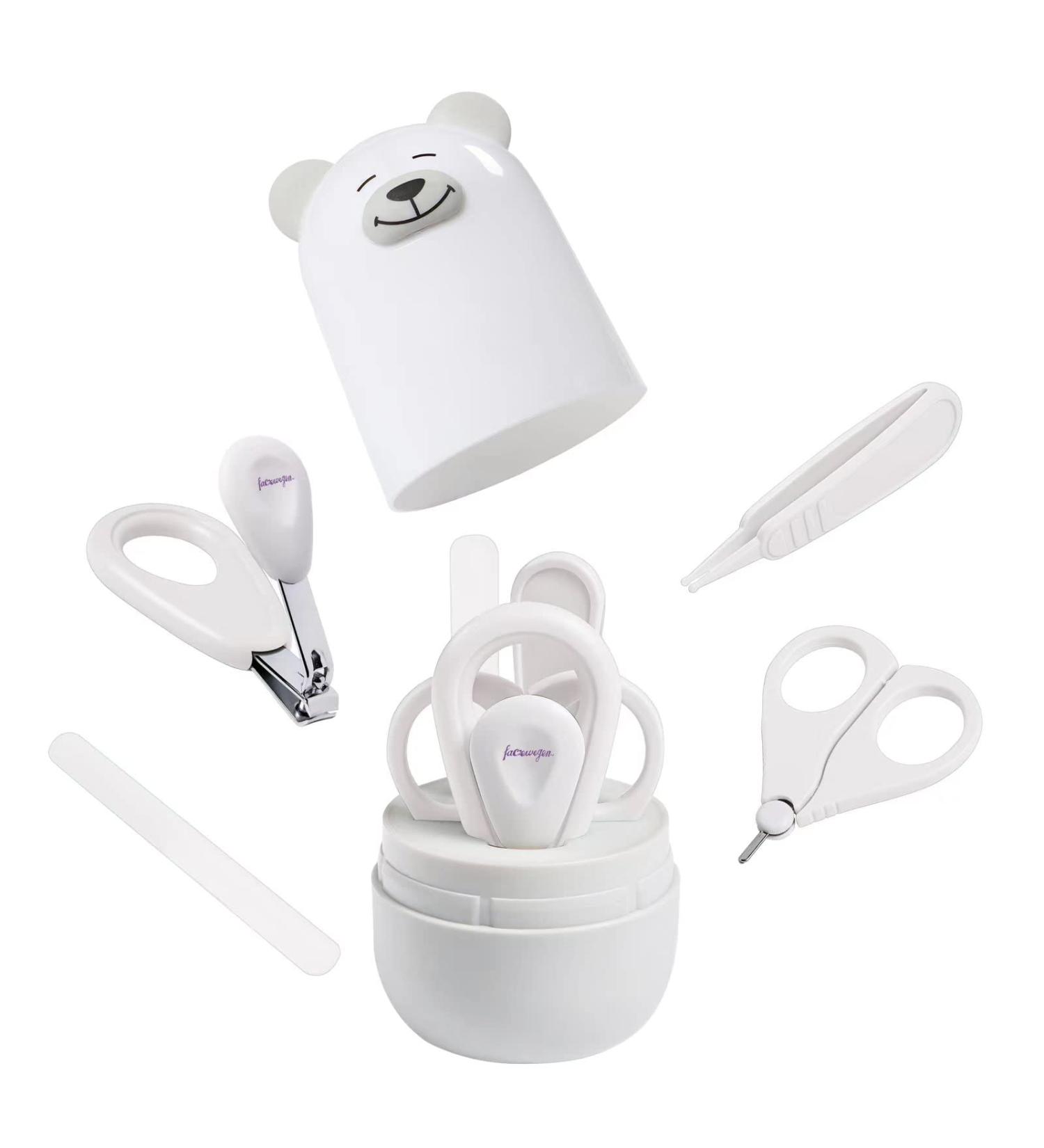 Polar White Baby Nail Clippers Set - Perfect Newborn Infant Nail Kit for New Parents - Buy Online on GoSupps.com