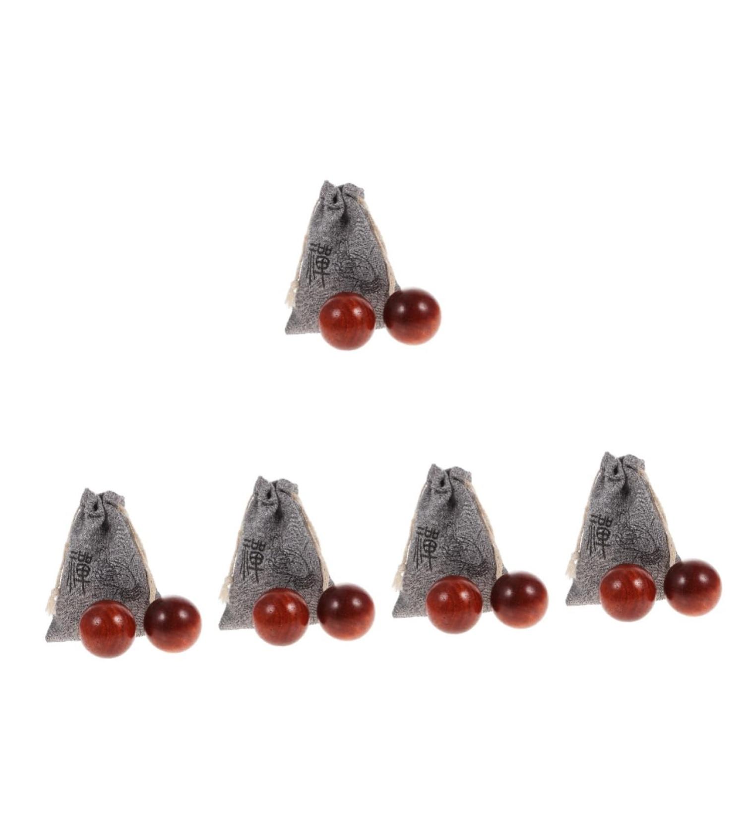 Shop Solustrie Handball Balls - Premium Wooden Beads for Meditation Hand Exercises & Crafting | International Shipping Available - Buy Online on GoSupps.com