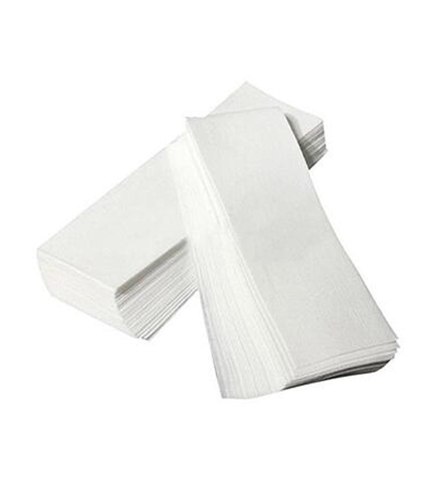 100 Pcs White Thicken Nonwovens Depilatory Paper - Honey Wax hair Removal Wax Special Paper - Buy Online on GoSupps.com