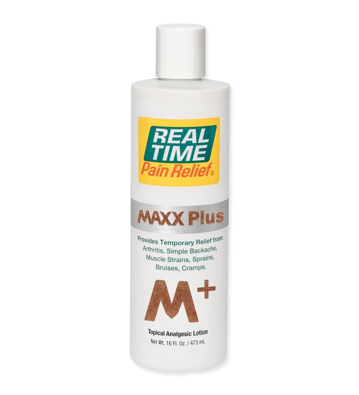 RTPR Real Time Pain Relief Maxx Plus 16oz Flip Top Bottle - Fast Relief Formula - Buy Online on GoSupps.com